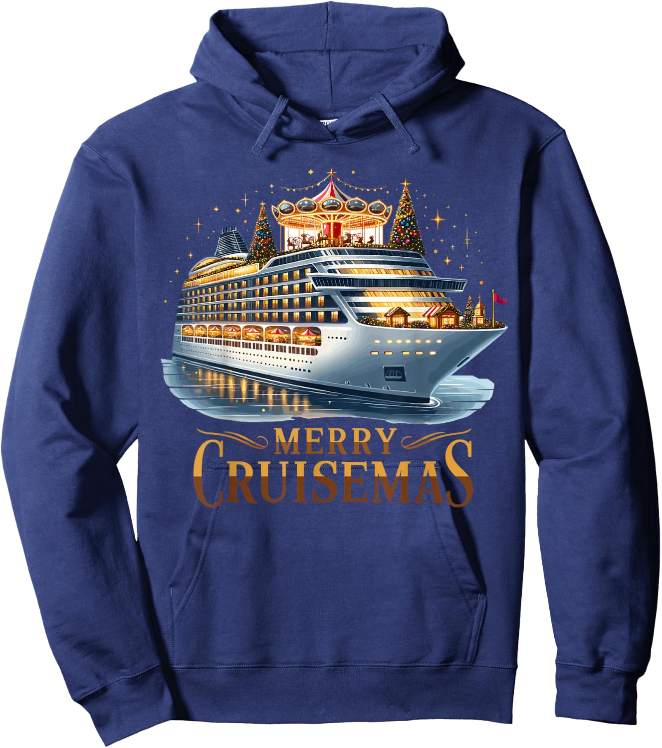 Merry Cruisemas - Cruise Mas Hoodie - Hoodie | Navy