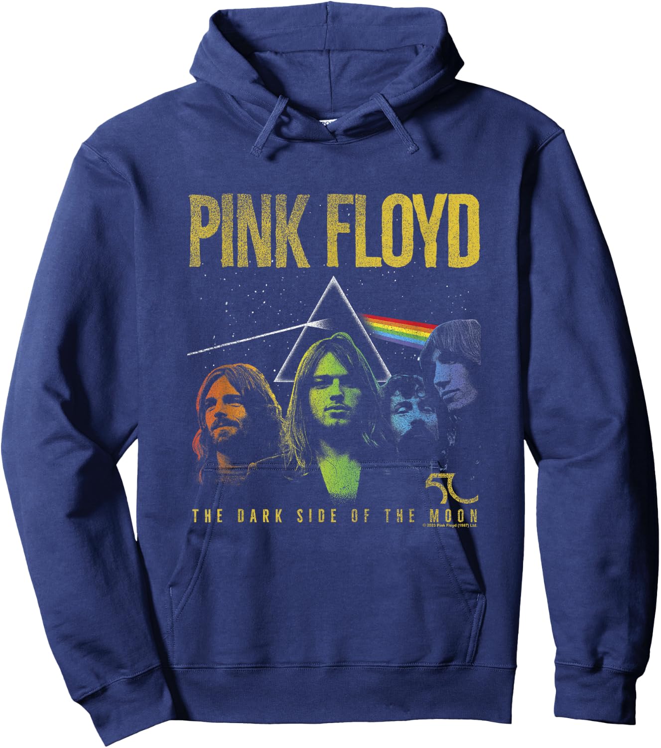 Pink Floyd Band Prism Hoodie - Hoodie | Navy