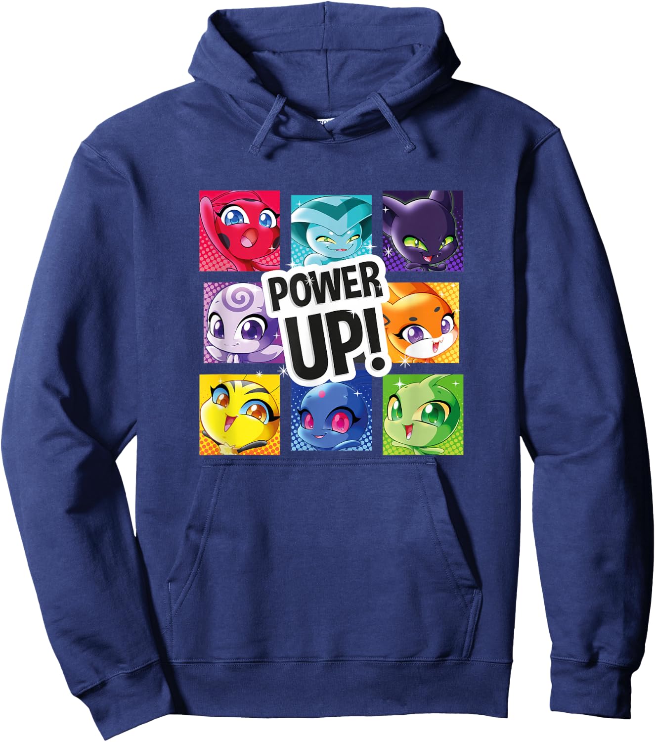 Miraculous Ladybug - Kwamis Power Up Hoodie - Hoodie | Navy