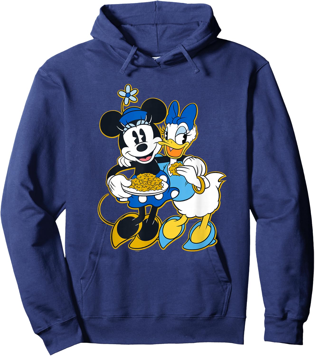 Disney Minnie Mouse & Daisy Duck Happy Hanukkah Hoodie - Hoodie | Navy