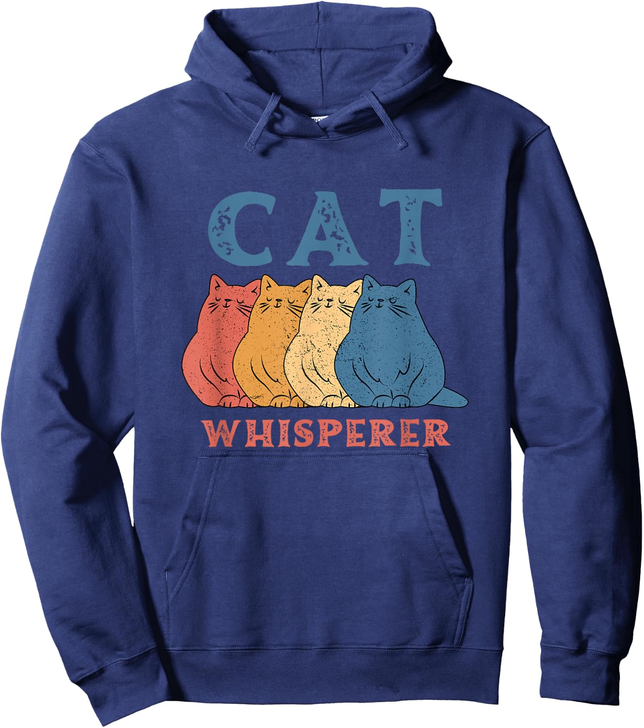 Cat Whisperer Men Women Girls Kids Hoodie - Hoodie | Navy