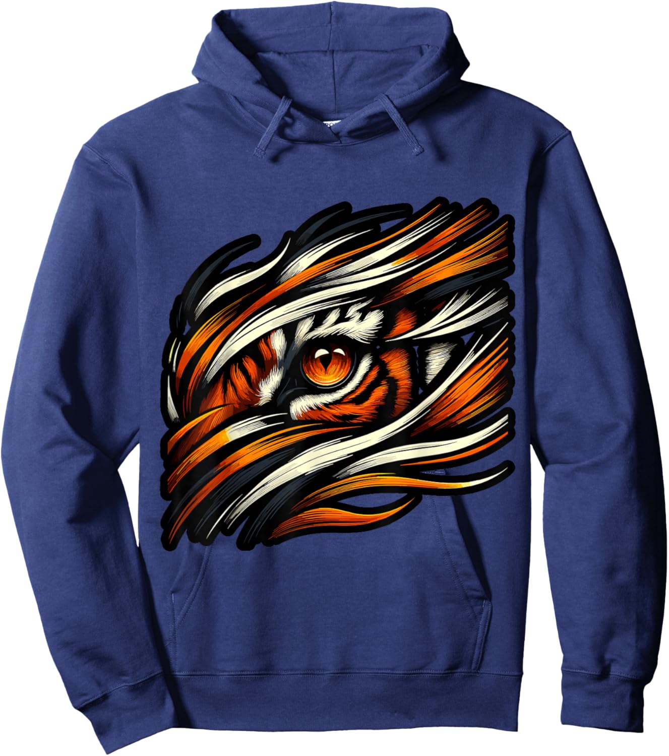 Tiger Eye Zookeeper Animals Hoodie - Hoodie | Navy