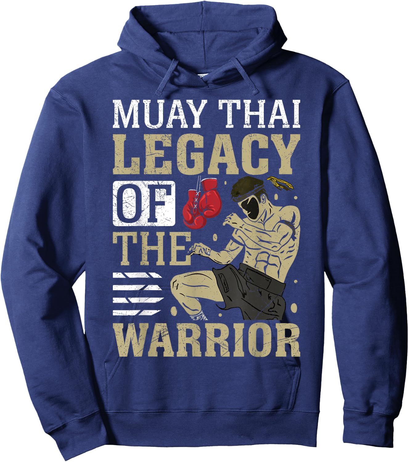 Muay Thai Legacy of the Warrior Muay Thai Hoodie - Hoodie | Navy