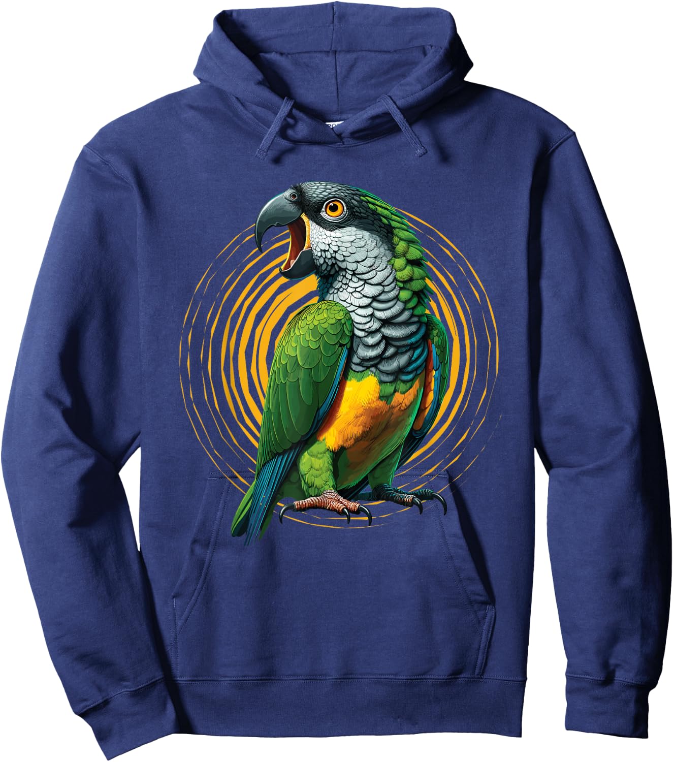 Senegal Parrot Chirping, Senegal Parrot Hoodie - Hoodie | Navy