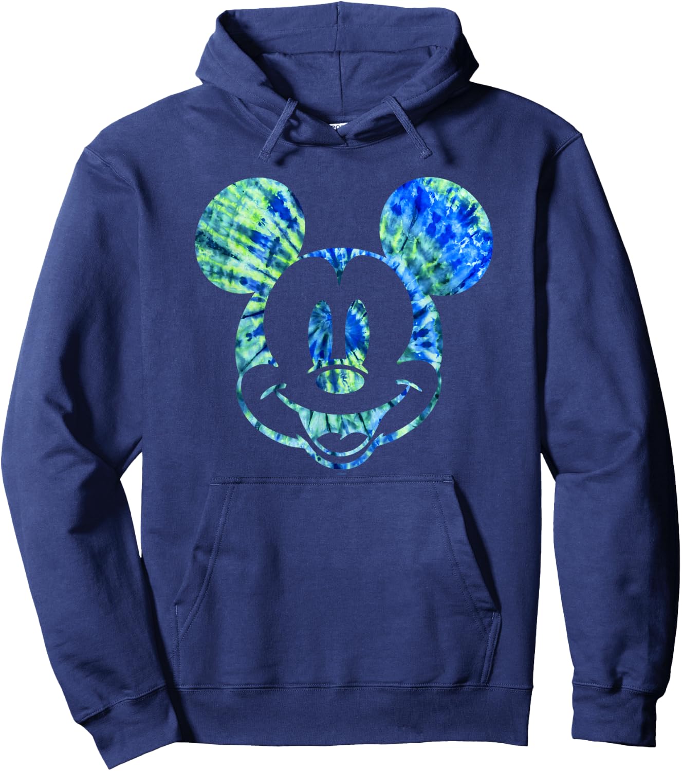 Disney Mickey Mouse Green Tie Dye Hoodie - Hoodie | Navy