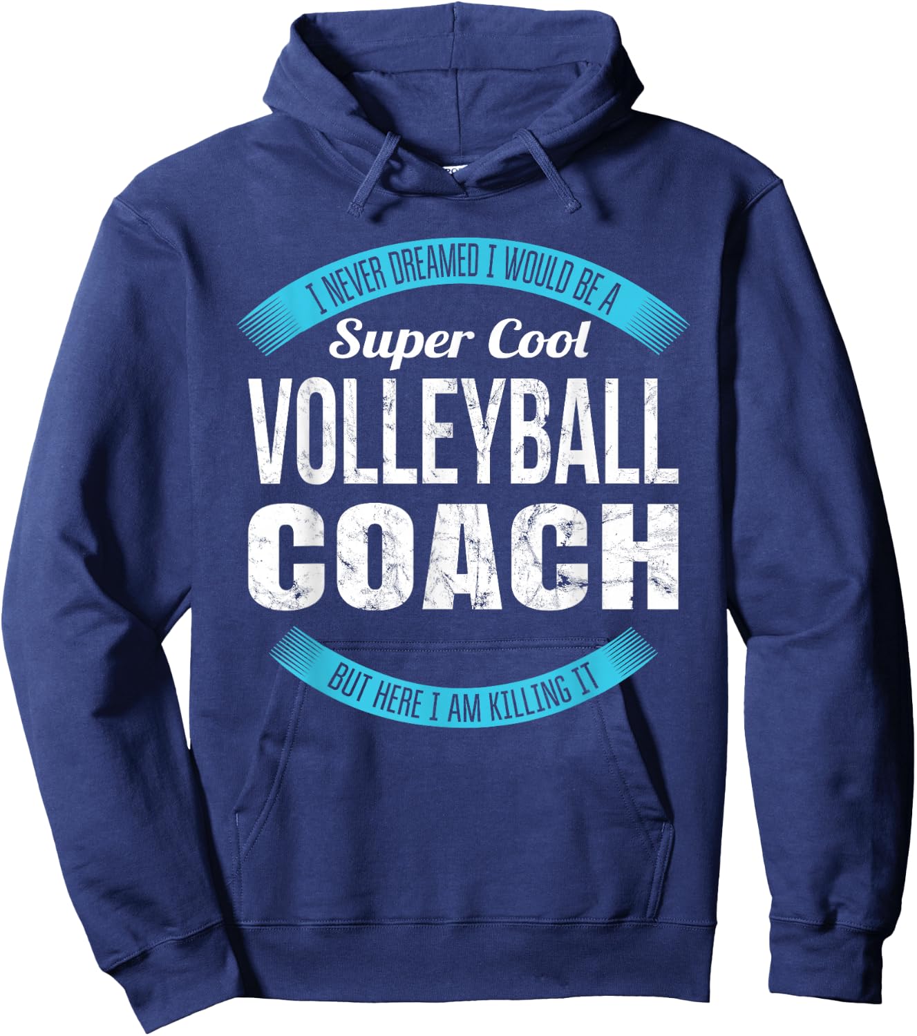 Volleyball Coach Gifts Funny Hoodie - Hoodie | Navy