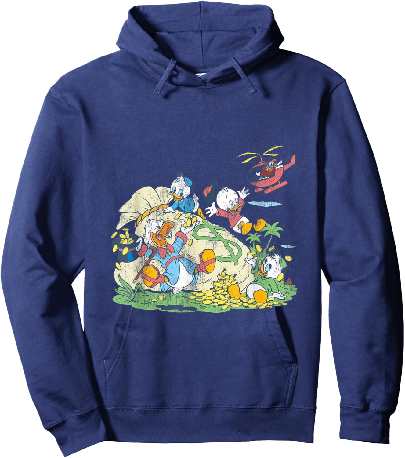 Disney - Duck Tales Money Bag Hoodie - Hoodie | Navy