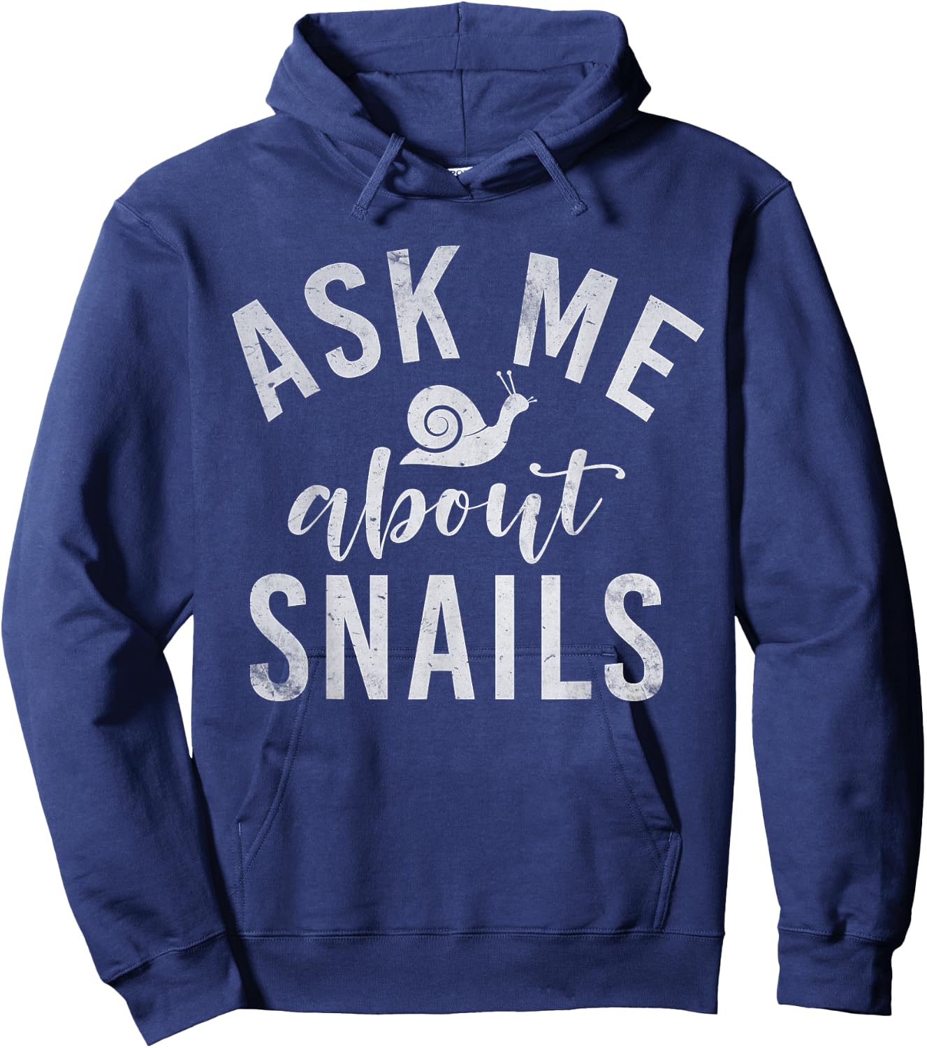 Ask me about Snails Snail Hoodie - Hoodie | Navy
