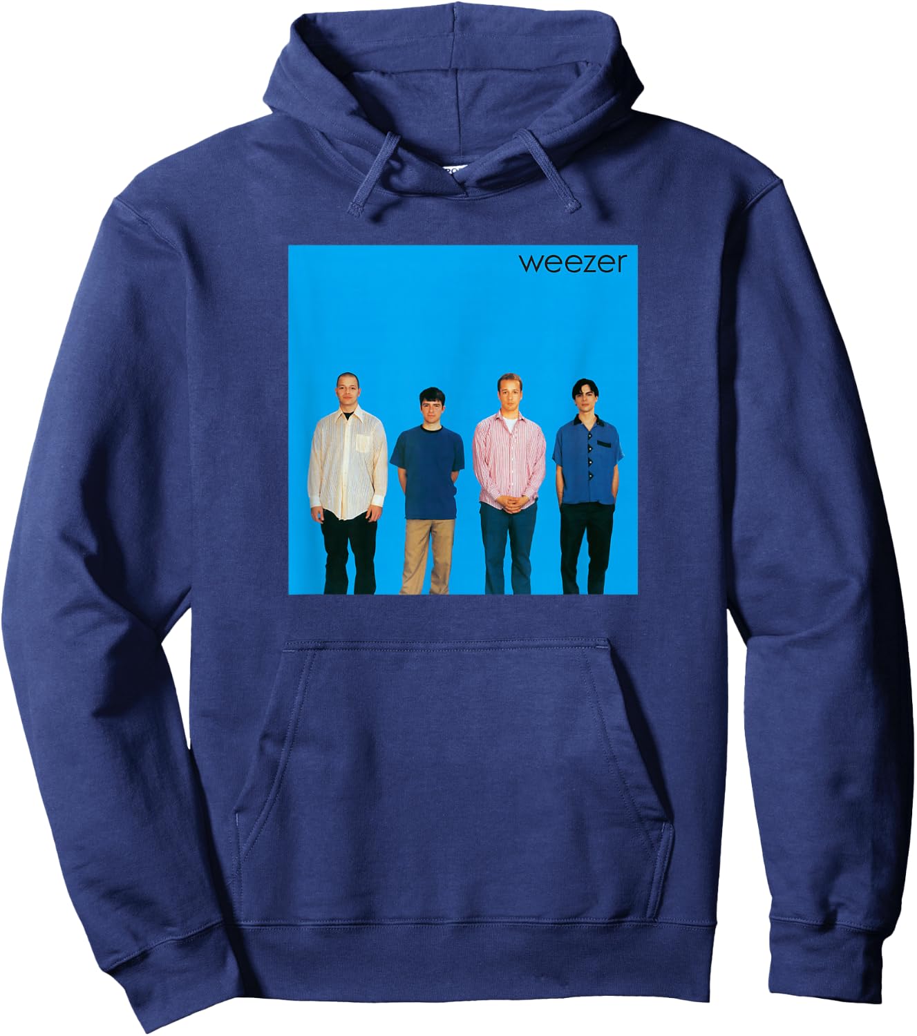 Weezer Album Cover Blue Hoodie - Hoodie | Navy
