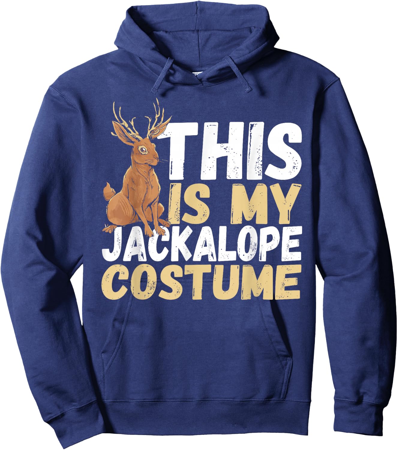 This is My Jackalope Costume Jackalope Hoodie - Hoodie | Navy