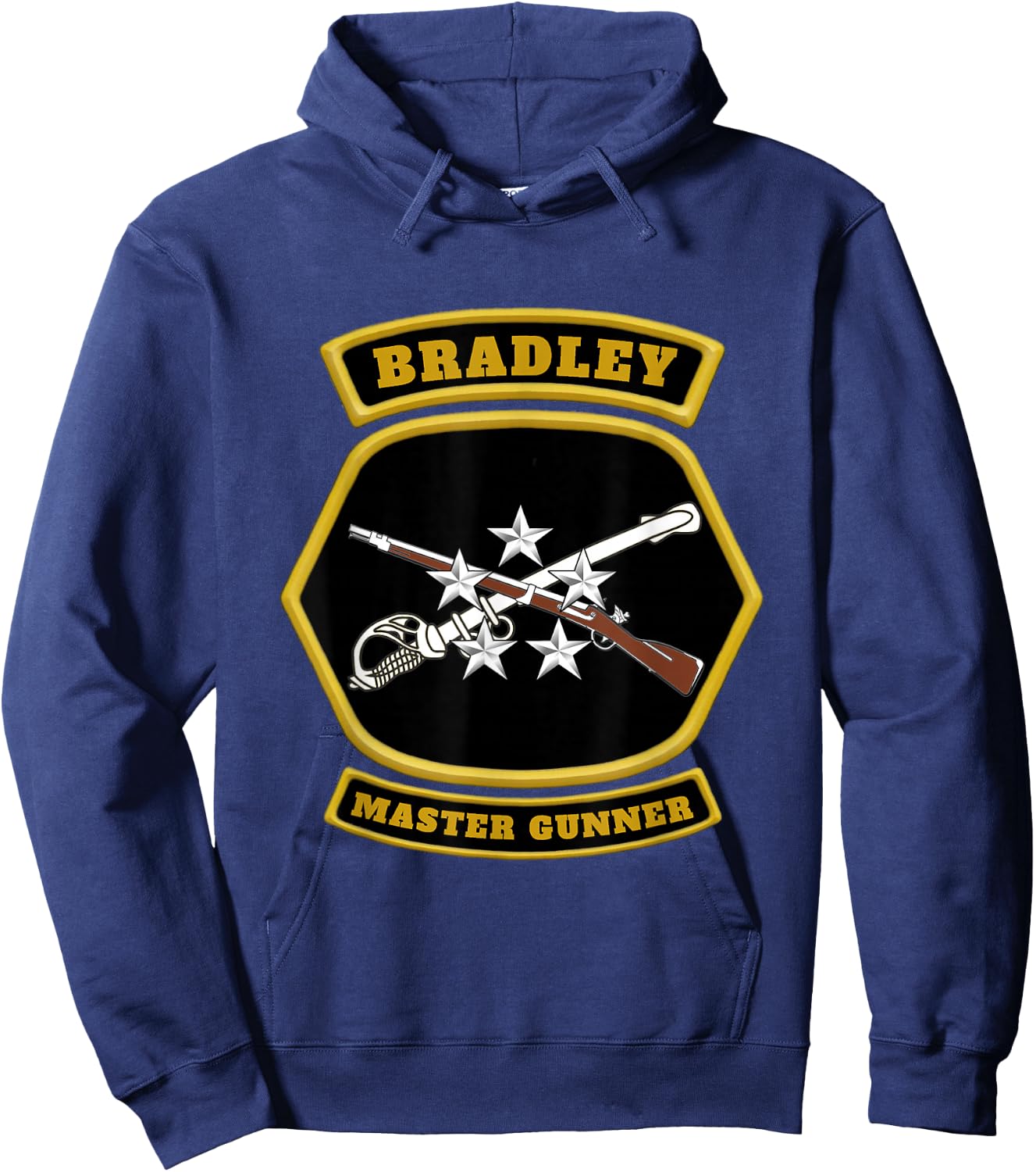 Bradley Master Gunner Emblem graphic Hoodie - Hoodie | Navy