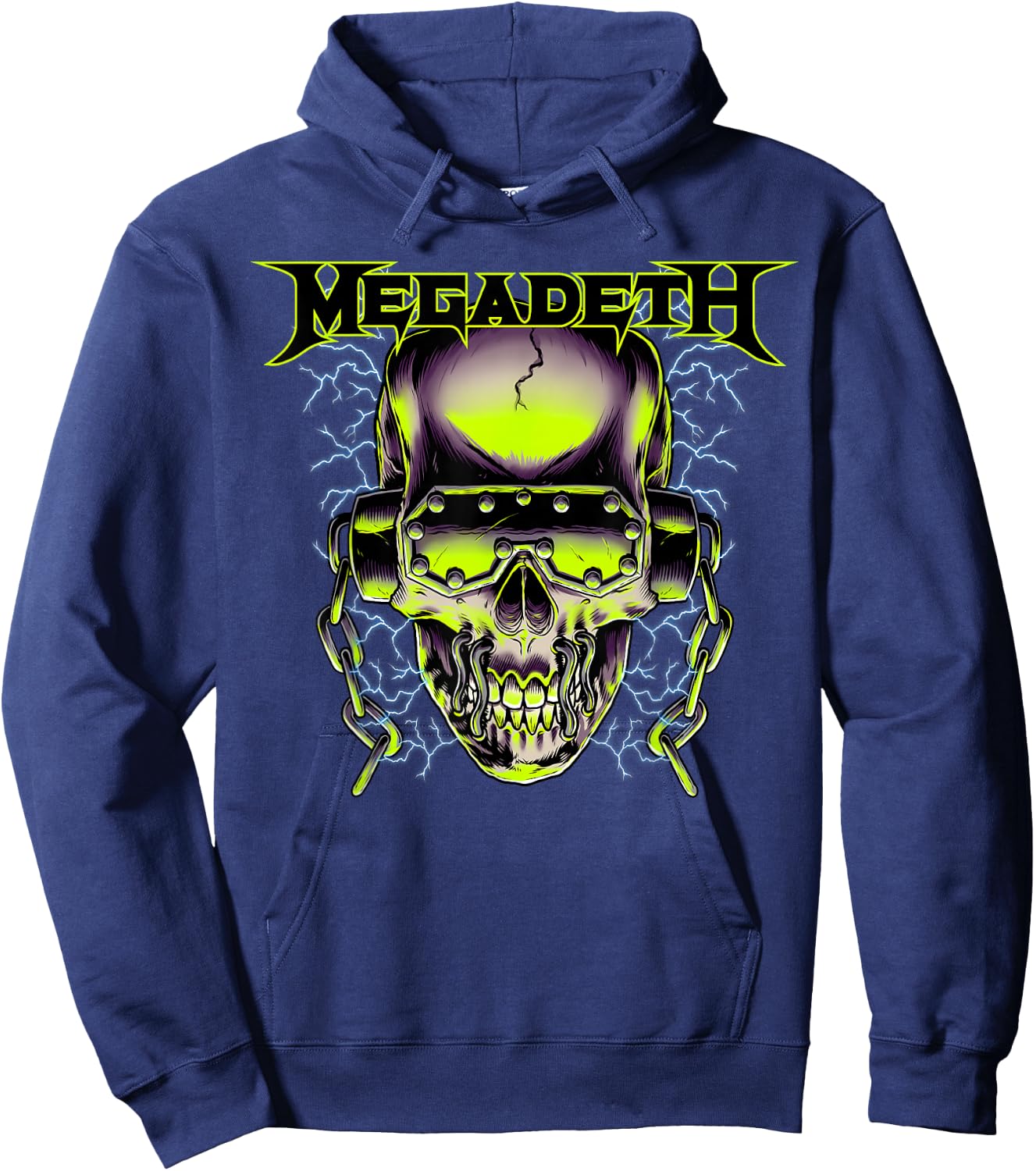 Megadeth - Lightning Vic Hoodie - Hoodie | Navy