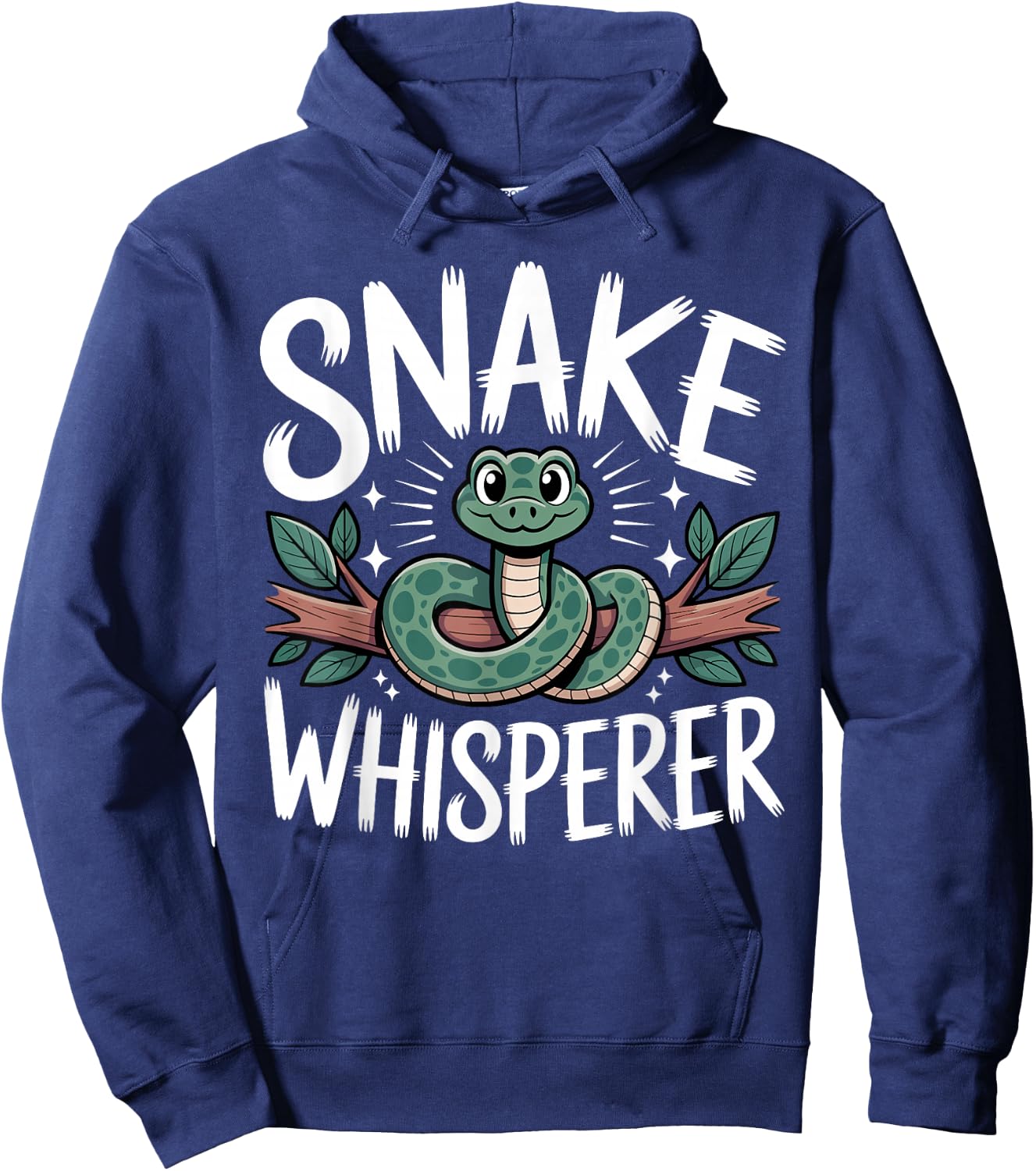 Funny Snake Design Women Kids Snake Whisperer Hoodie - Hoodie | Navy