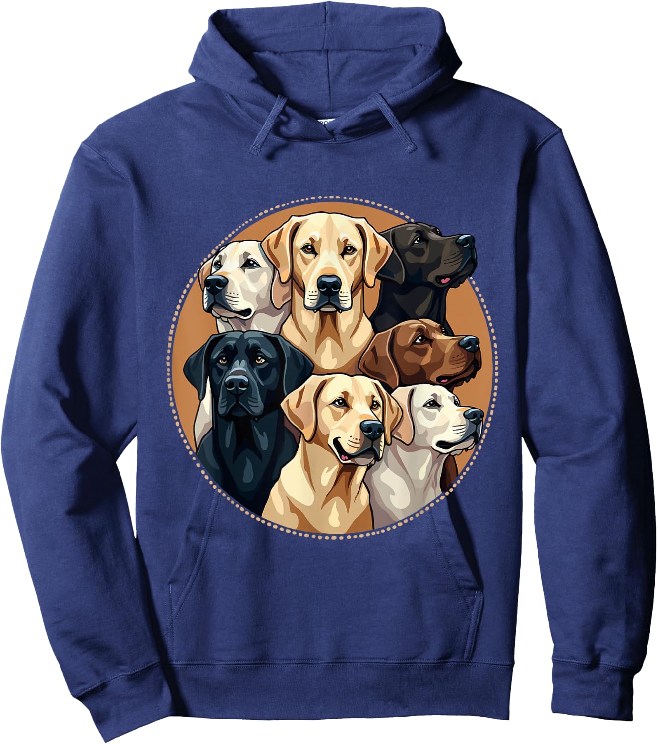 Labrador Funny Lab Dog Men Women Girls Kids Hoodie - Hoodie | Navy