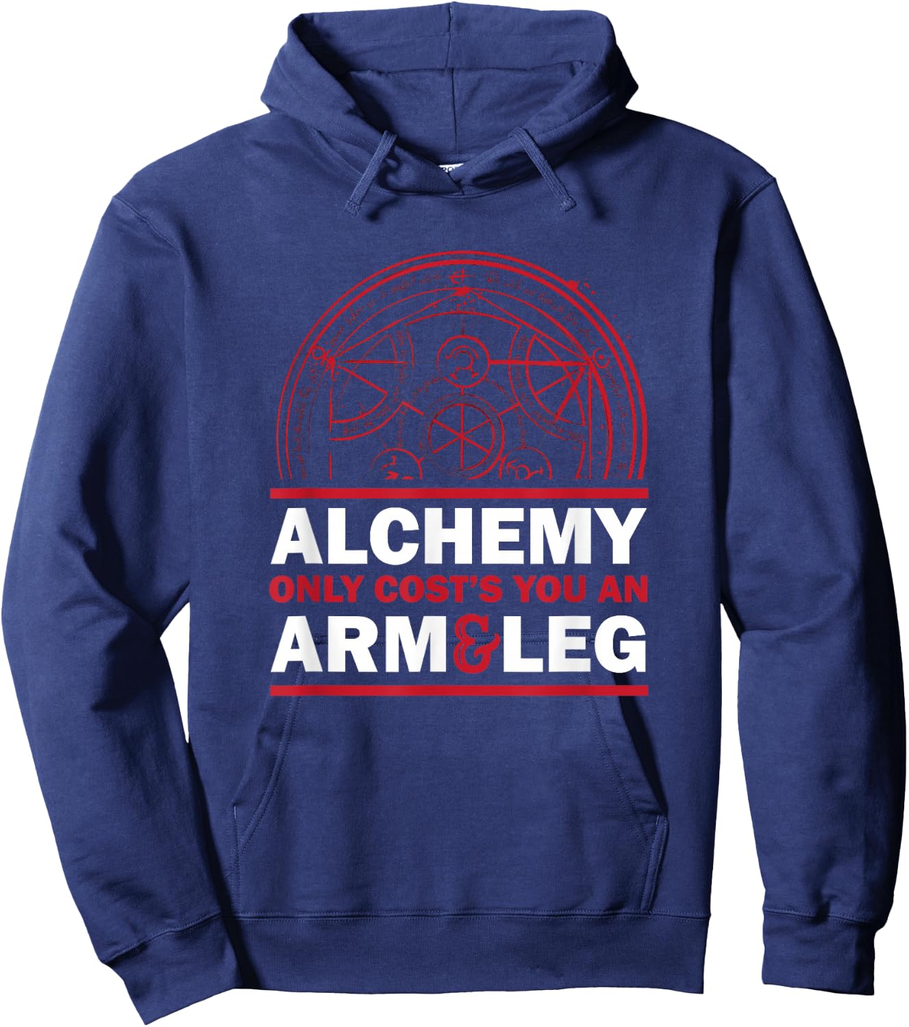 Alchemist Anime T Shirt Otaku Weeaboo Hoodie - Hoodie | Navy