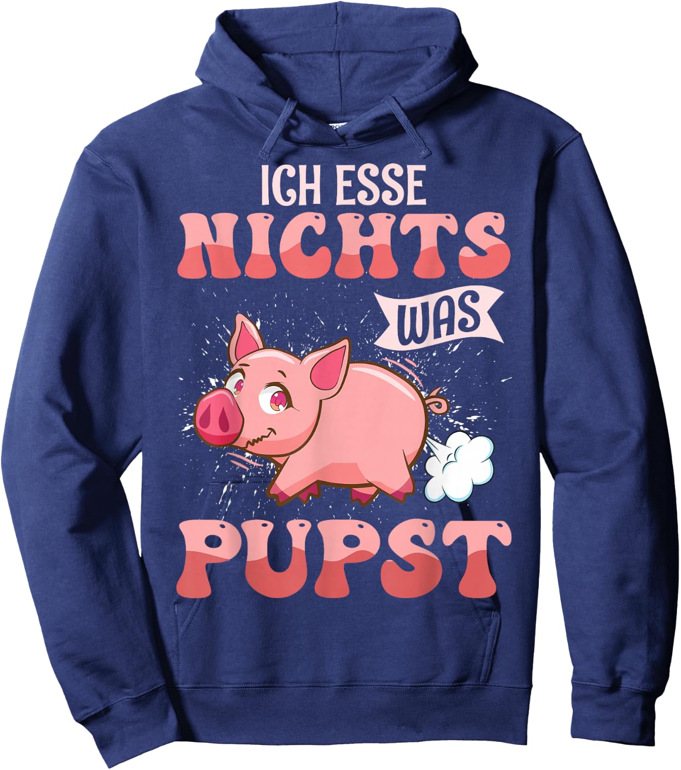 Animal Lovers Vegan Vegan , black, s Hoodie - Hoodie | Navy