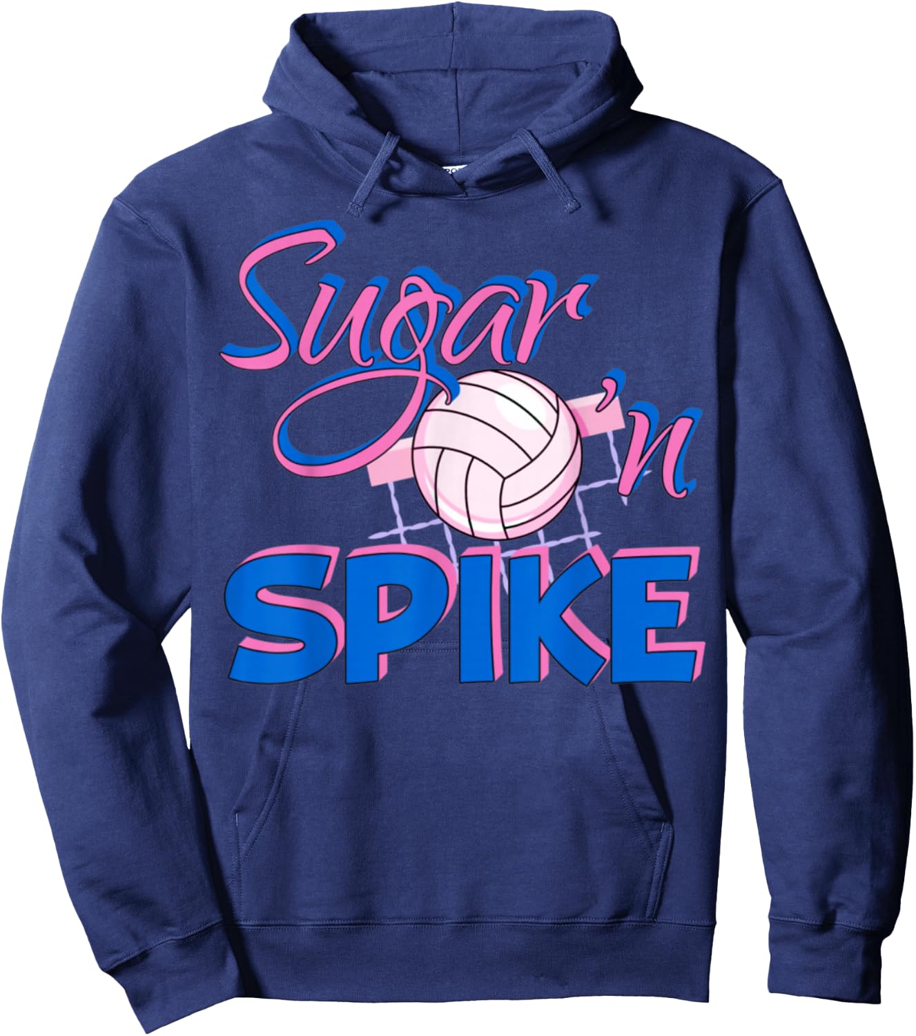Sugar Spike Volleyball Hoodie - Hoodie | Navy