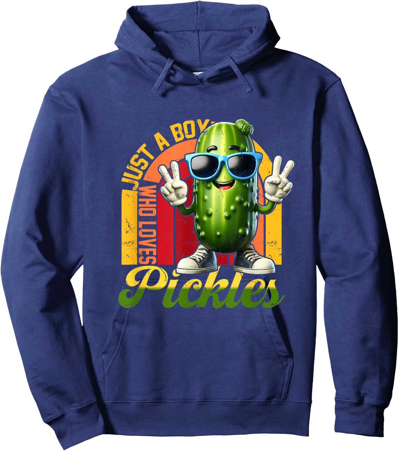 Hand Vintage Hoodie - Hoodie | Navy