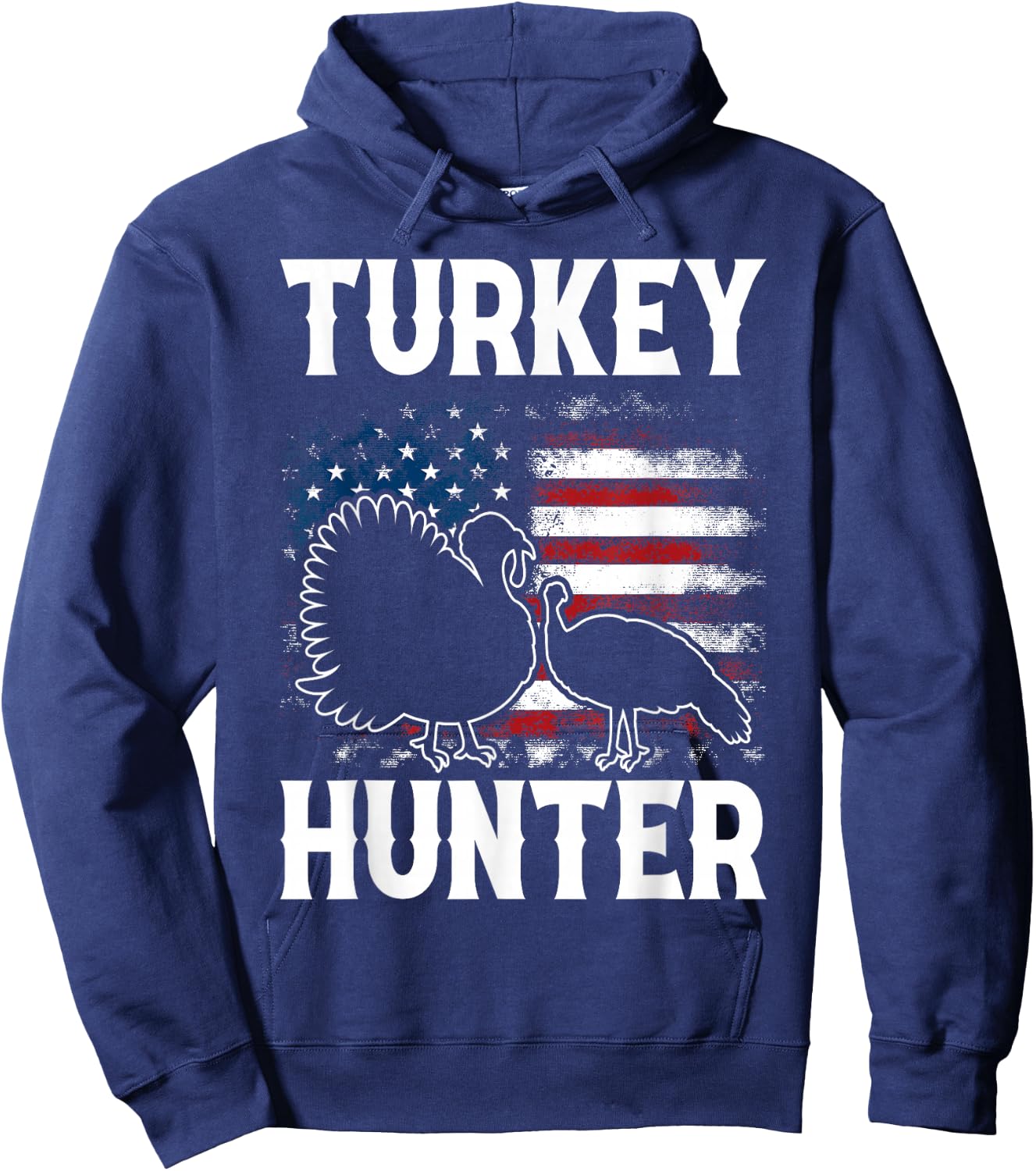 Turkey Hunter - Fun Turkey Hunting Apparel Hoodie - Hoodie | Navy