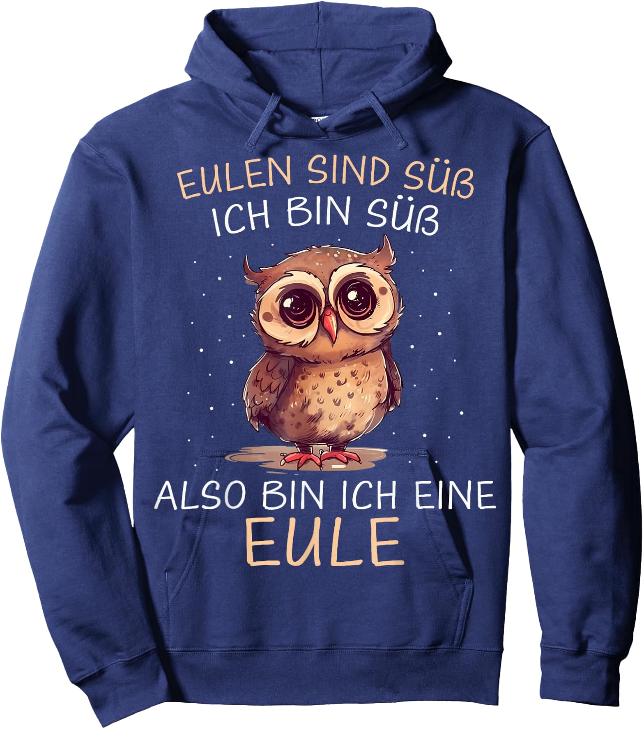 Owl Owls Are Sweet I Am Sweet Hoodie - Hoodie | Navy