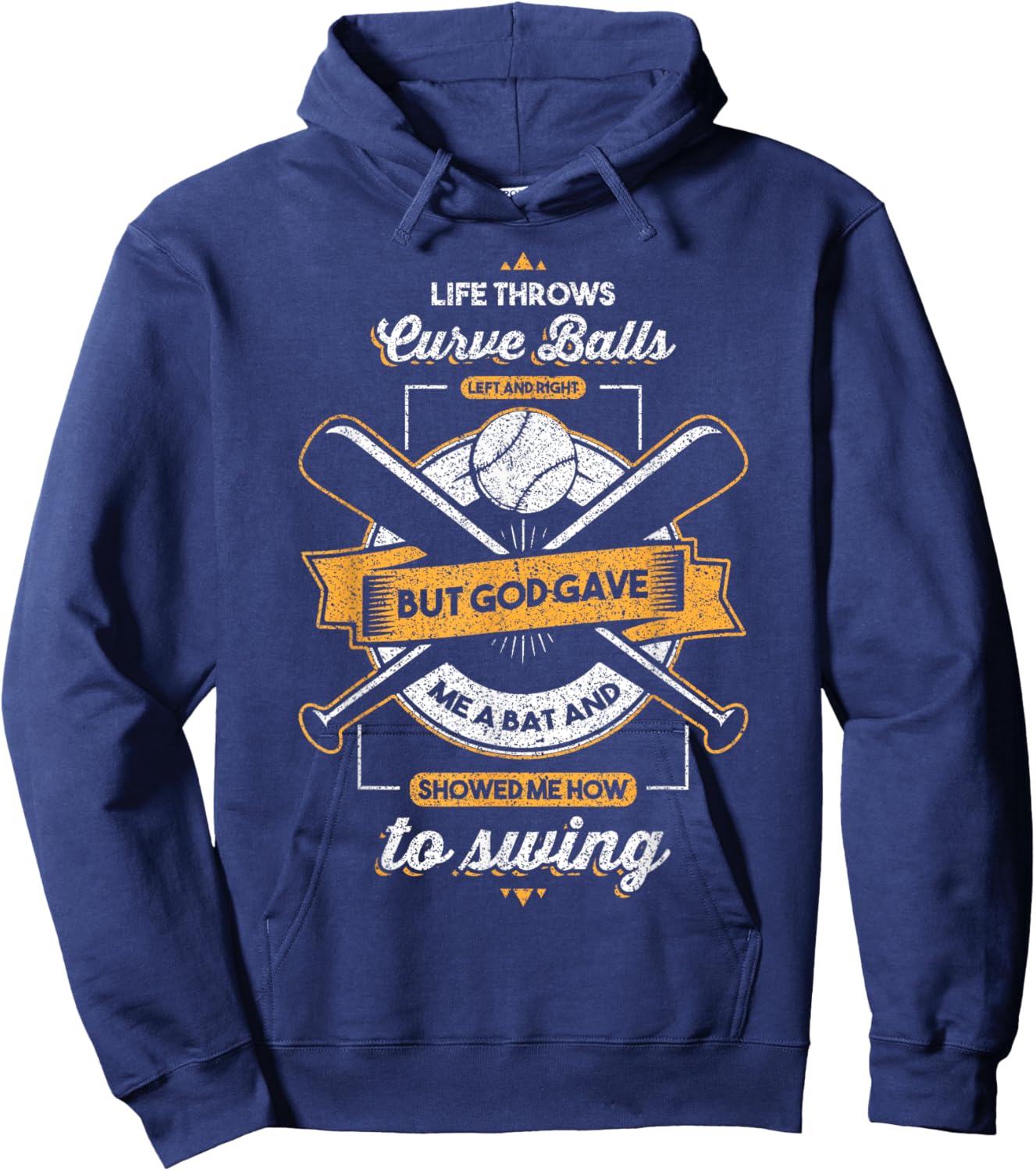 Baseball | But God Gave Christian Gift Hoodie - Hoodie | Navy