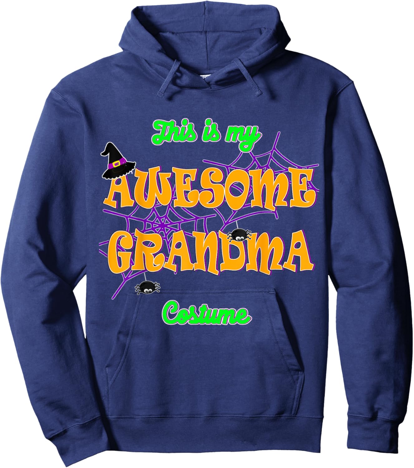 This is my Awesome Grandma Halloween Costume Hoodie - Hoodie | Navy