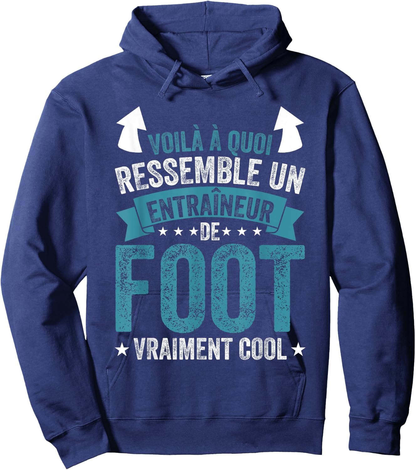 Coach A Football Coach Really Cool Hoodie - Hoodie | Navy