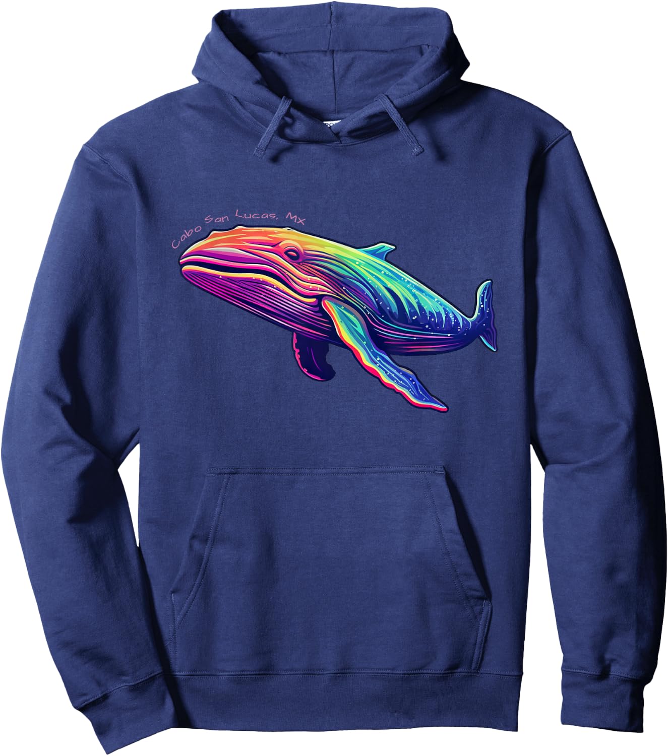 Cabo San Lucas MX Cosmic-Whale Hoodie - Hoodie | Navy