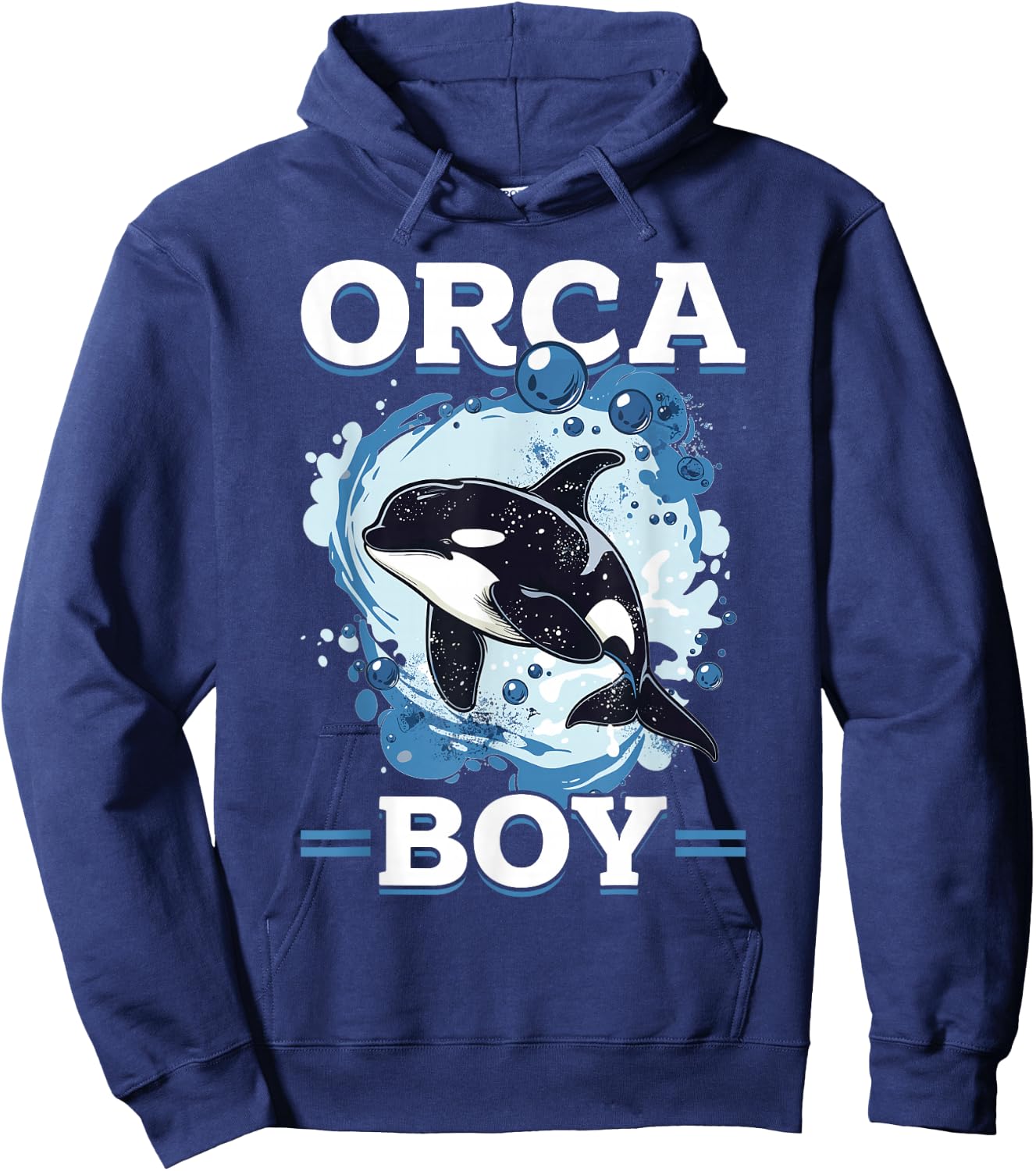 Funny Orca Animal Orca Boy Hoodie - Hoodie | Navy