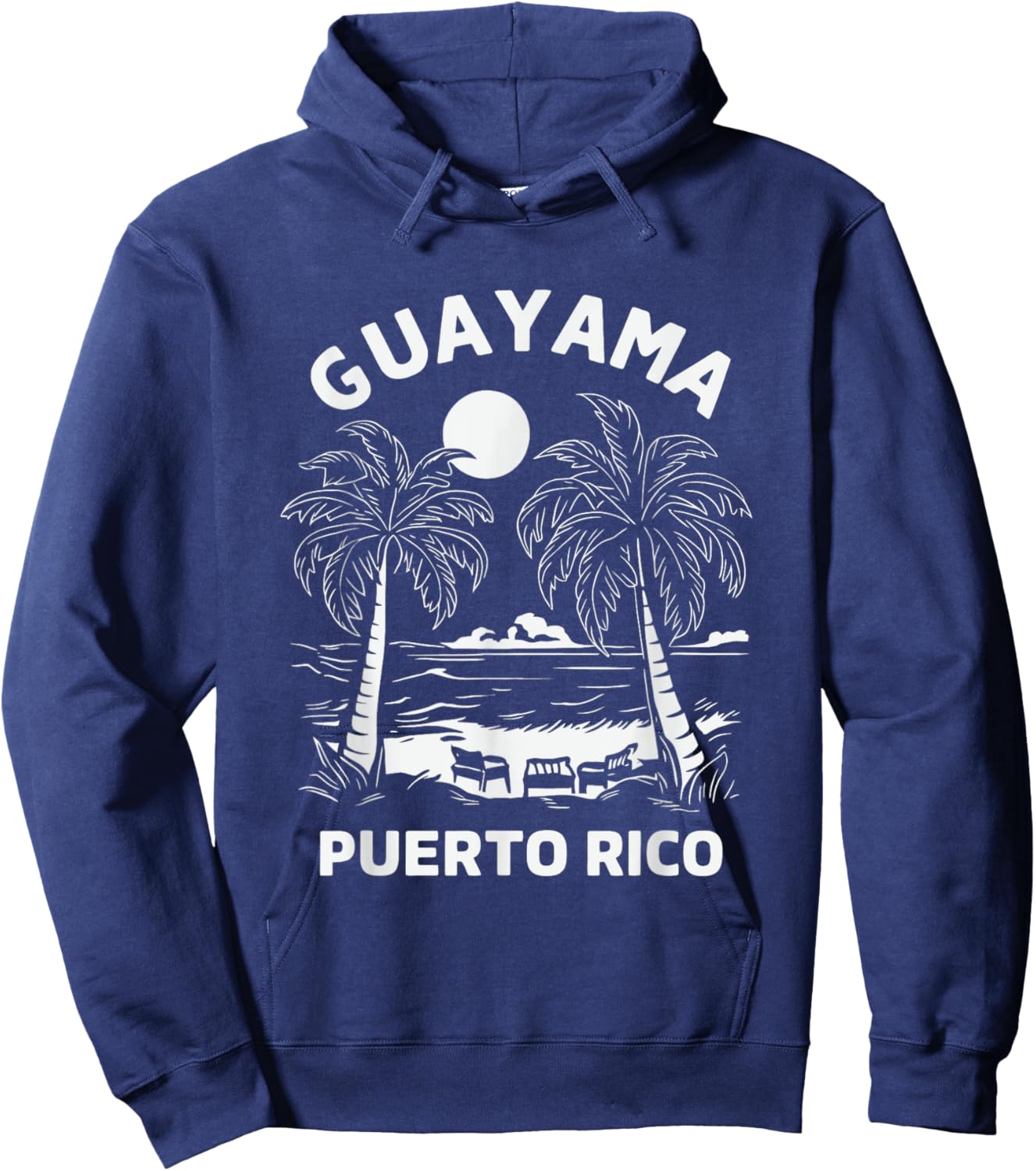 Guayama Puerto Rico Hoodie - Hoodie | Navy