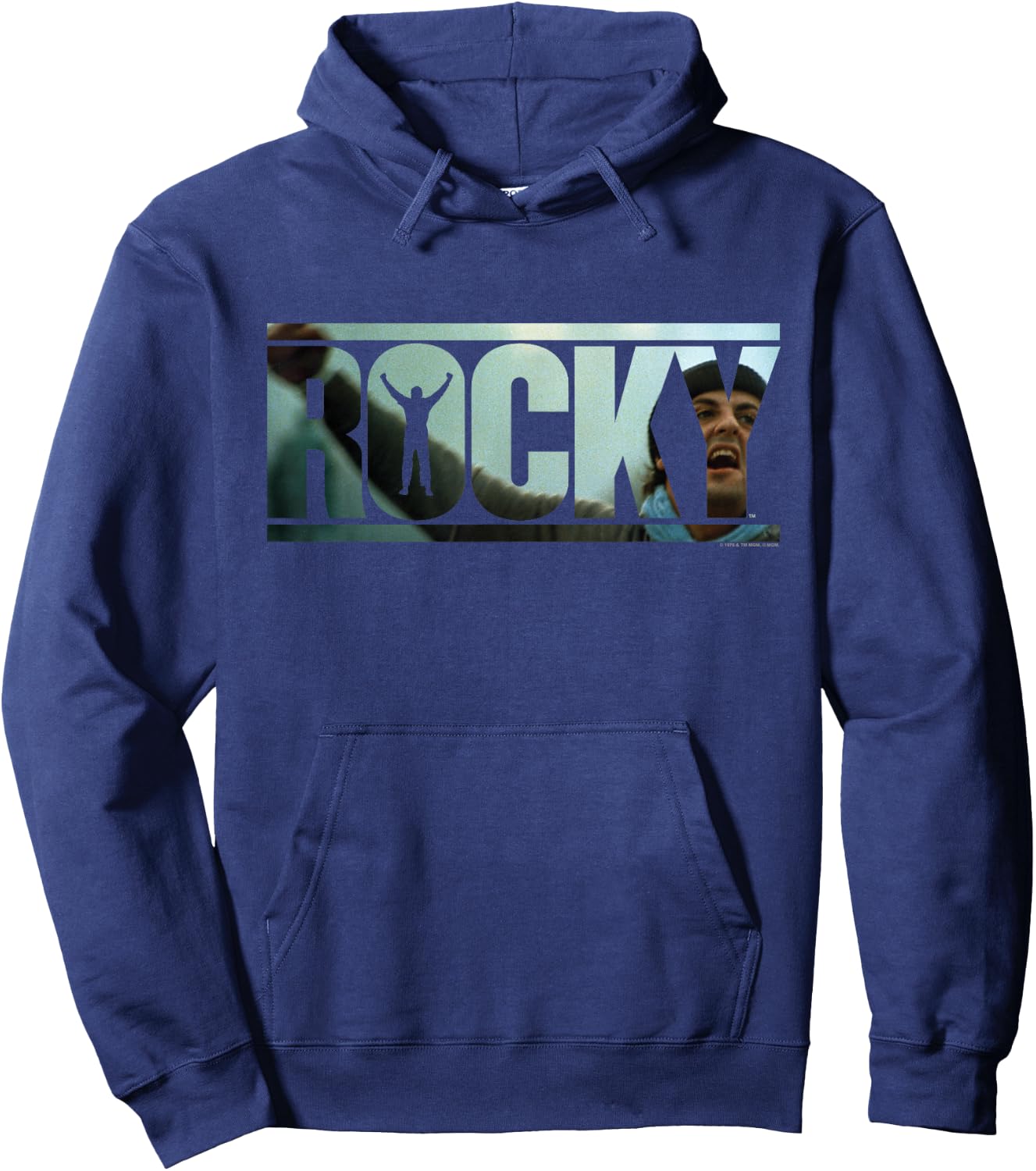 Rocky Cutout Logo Hoodie - Hoodie | Navy