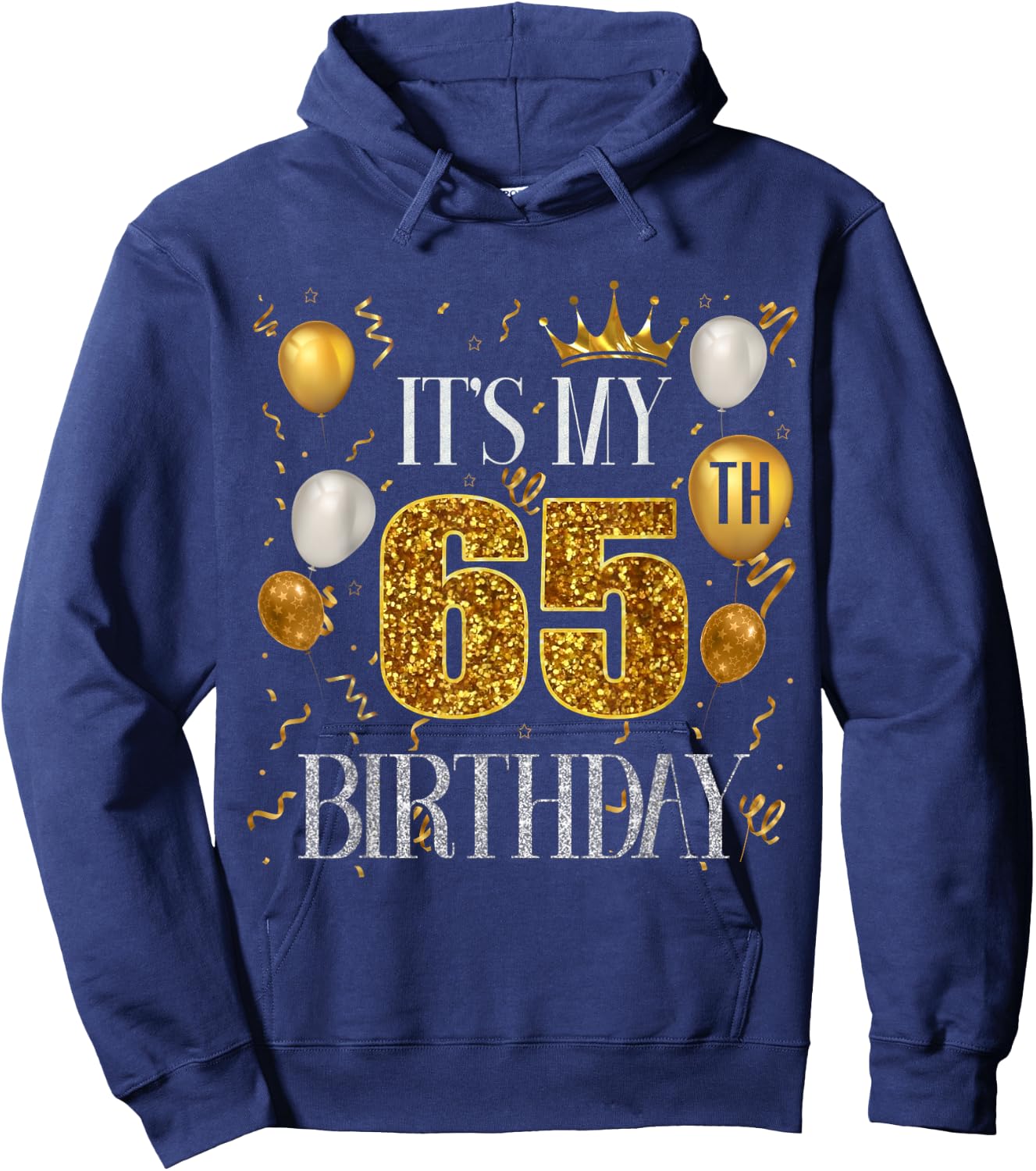 Its My 65th Birthday Happy 1958 Birthday Women Hoodie - Hoodie | Navy