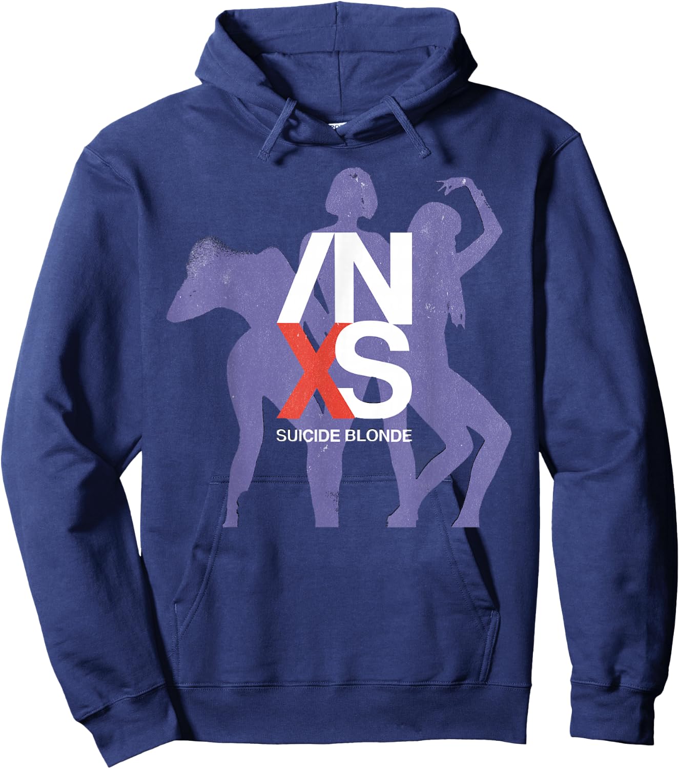 INXS – Suicide Blonde Dancers , Black, S Hoodie - Hoodie | Navy