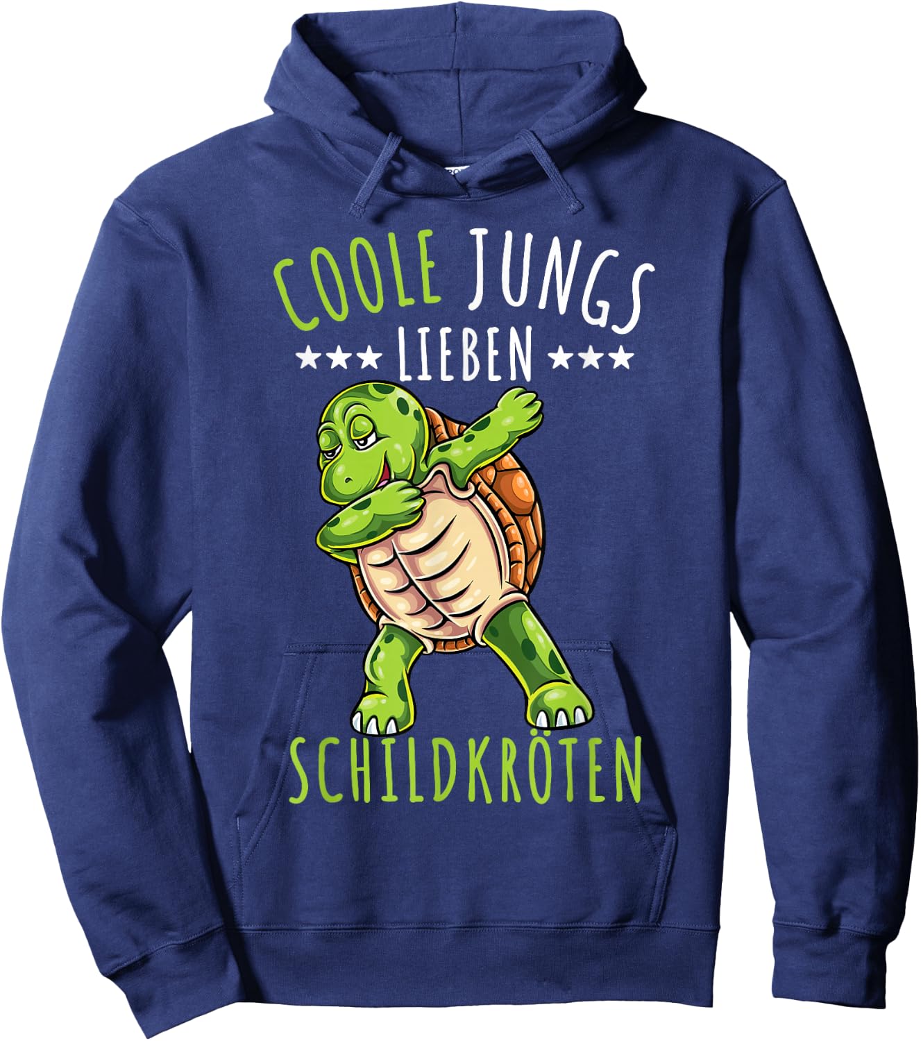 Coole Jungs lieben Schildkröten Hoodie - Hoodie | Navy