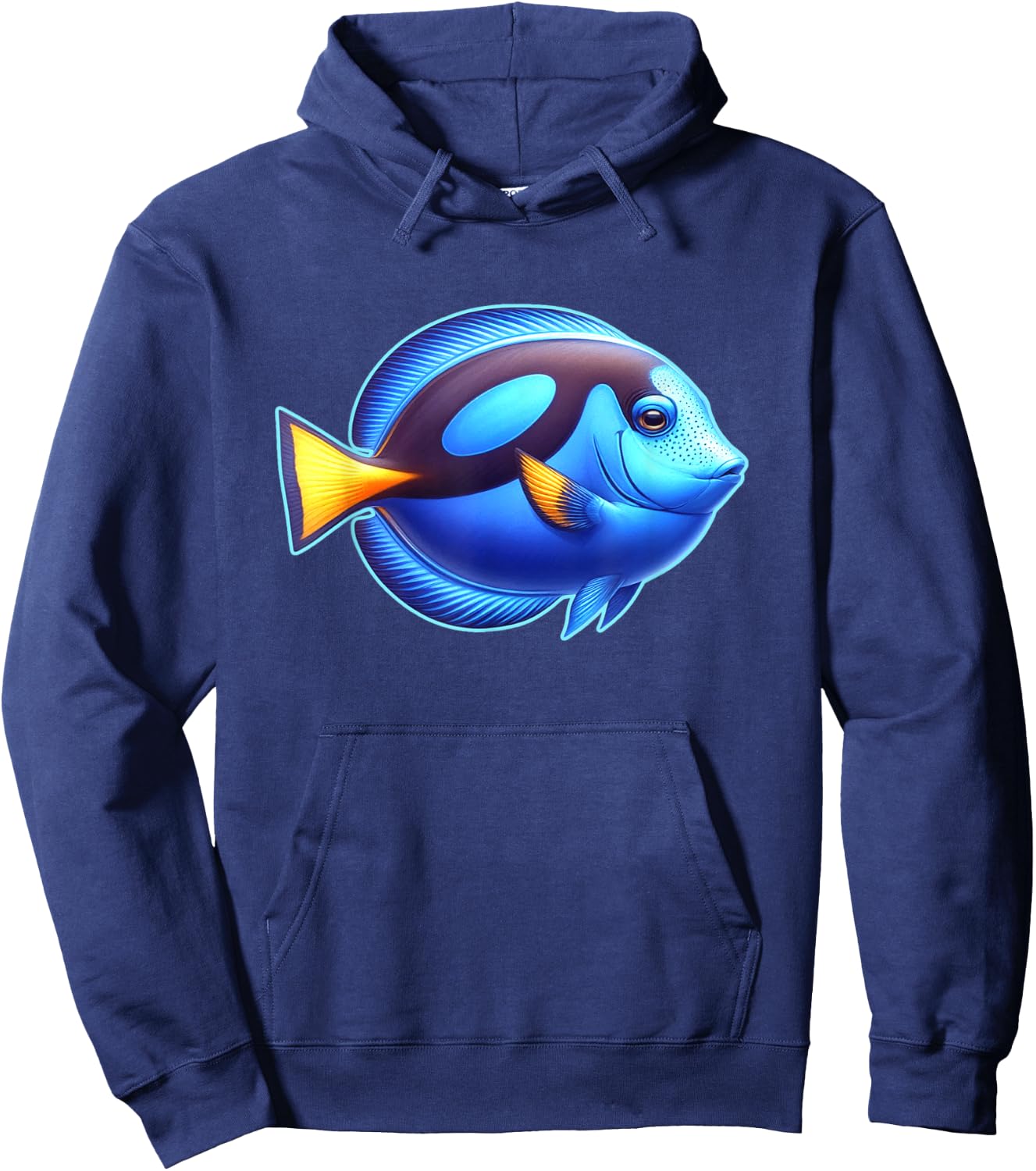 Blue Tang Fish Hoodie - Hoodie | Navy