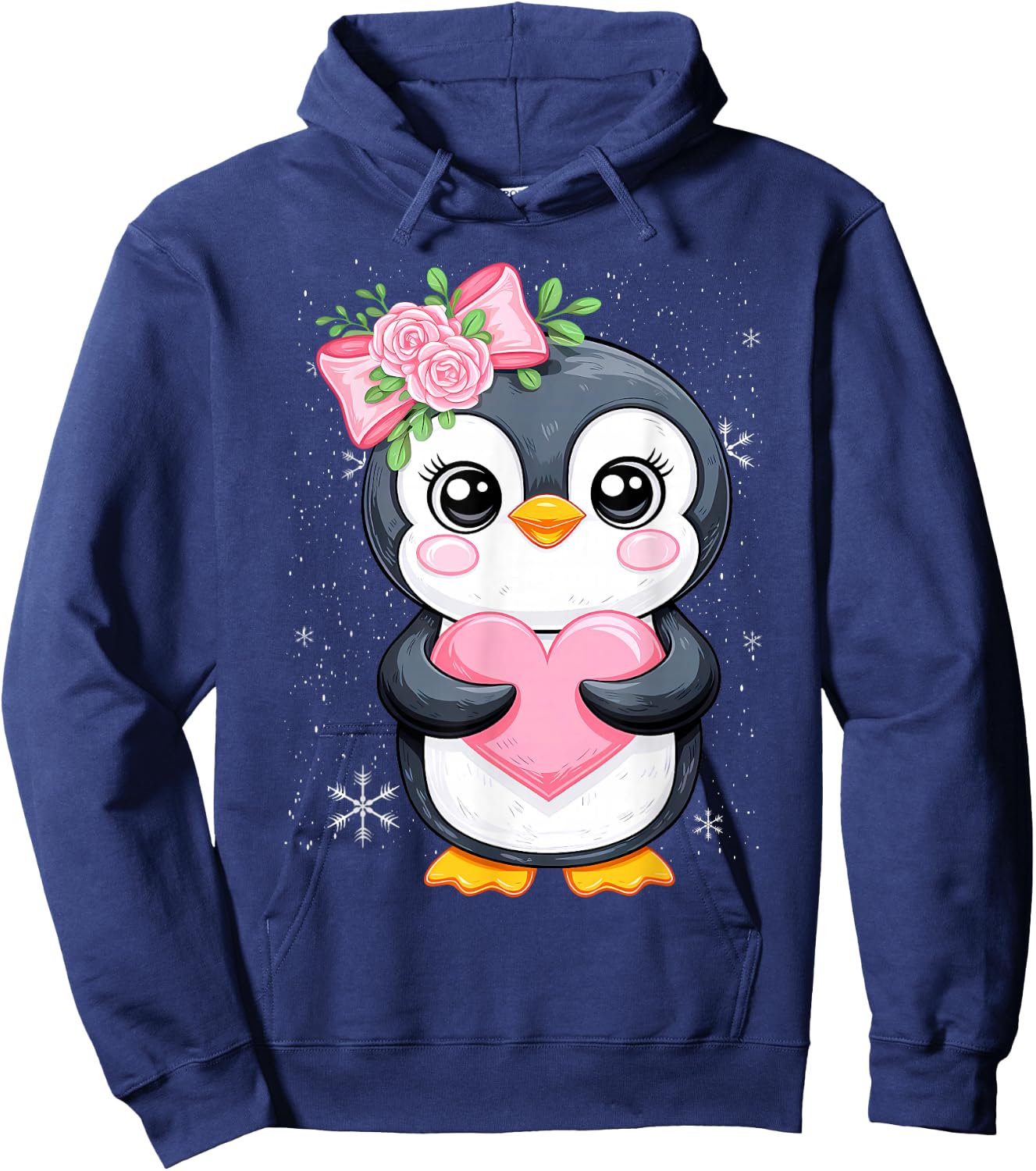Penguin Lover Women Girl Kids Hoodie - Hoodie | Navy