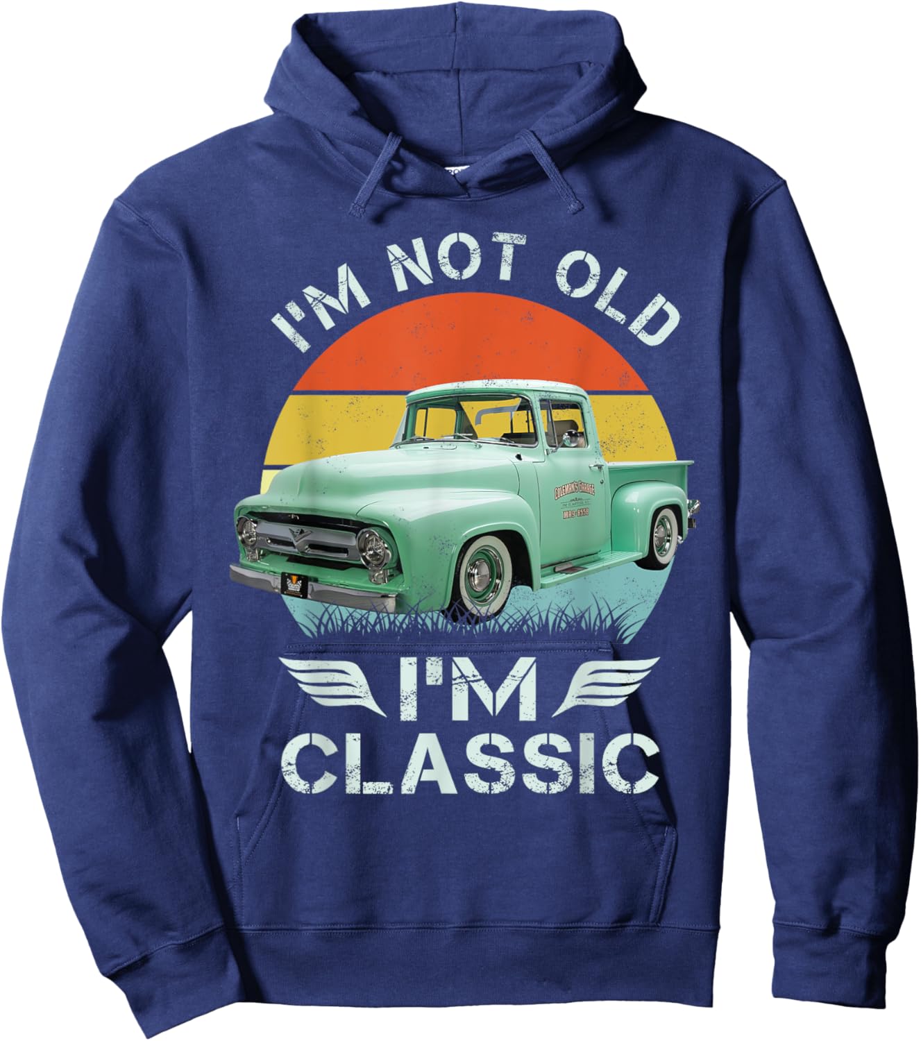 1955 1956 Classic F100 Hoodie - Hoodie | Navy