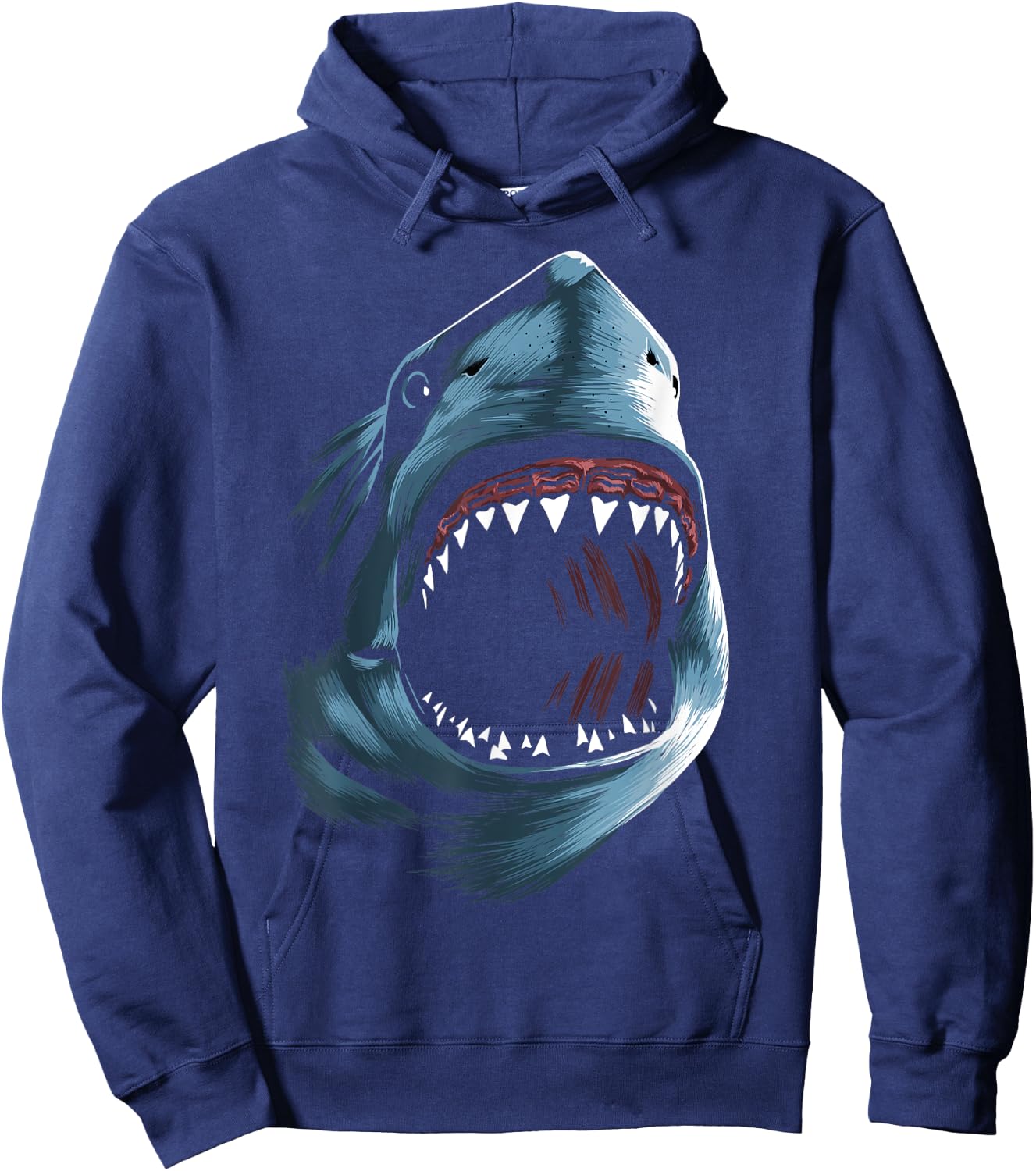 Great shark white attack Hoodie - Hoodie | Navy