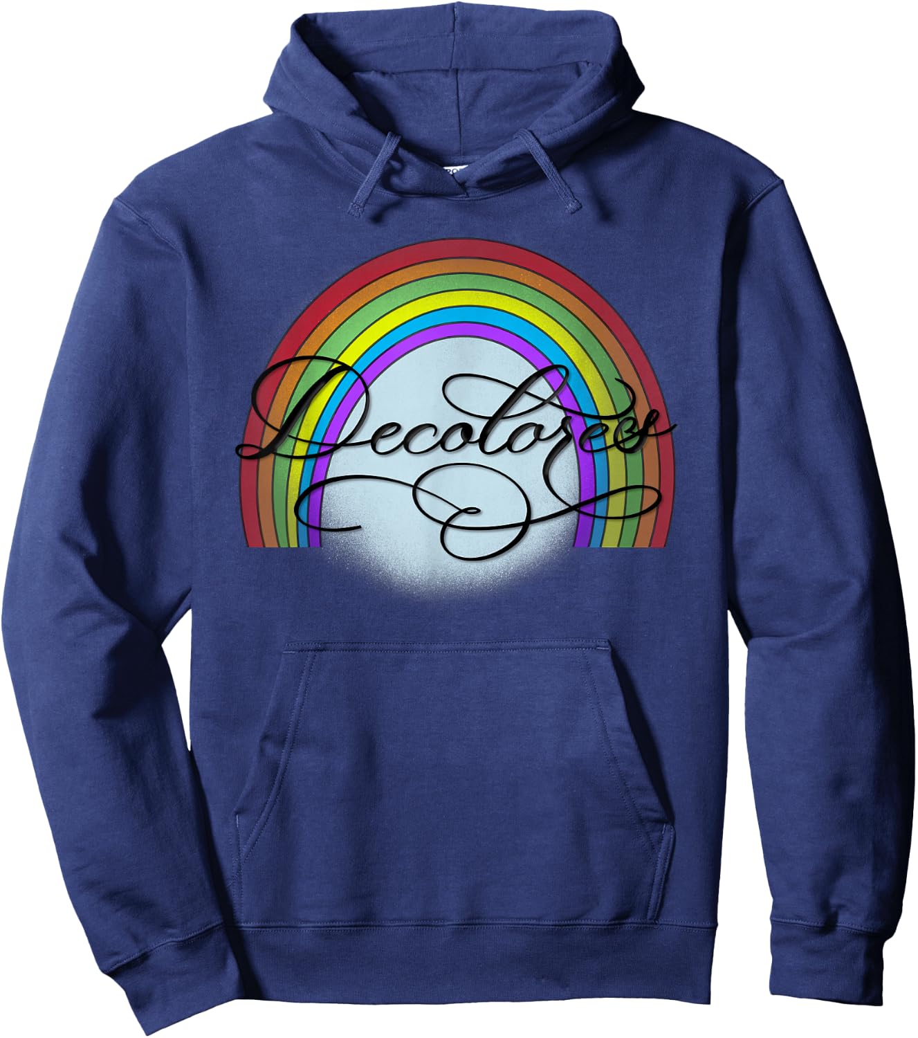 DeColores Cursillo Rainbow Faith Religion Hoodie - Hoodie | Navy