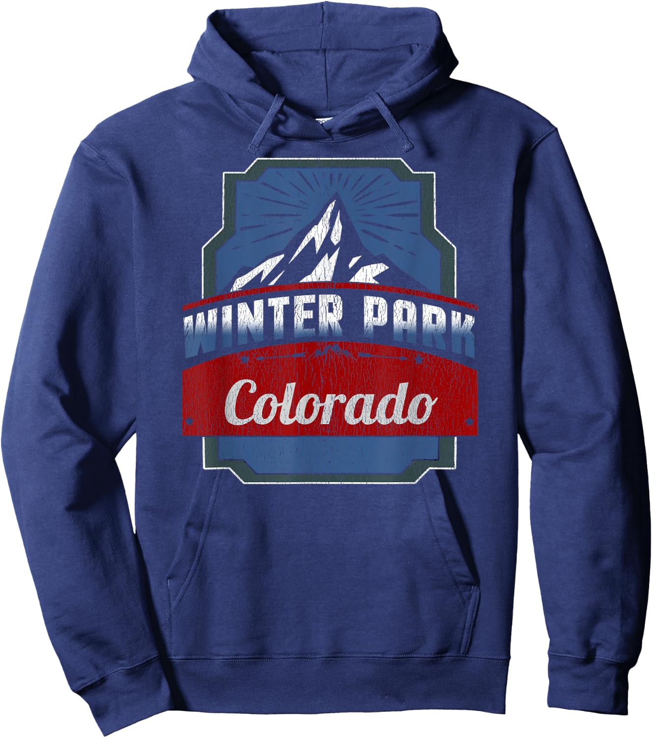 Winter Park Colorado Ski Trip Hoodie - Hoodie | Navy