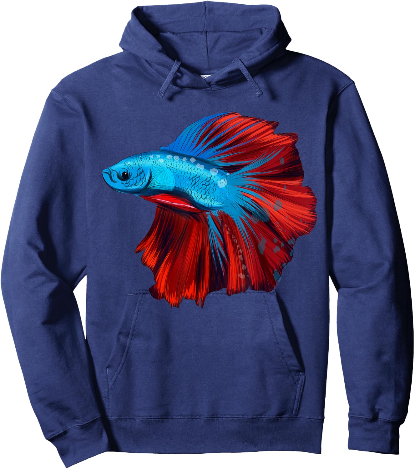 Betta Fish Lover Betta Fish Boy Betta Fish Girl Hoodie - Hoodie | Navy