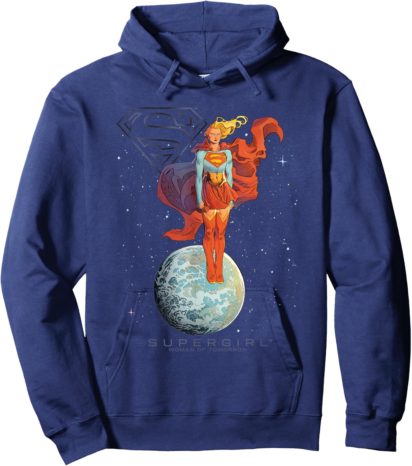 Supergirl Galactic Woman of Tomorrow Hoodie - Hoodie | Navy