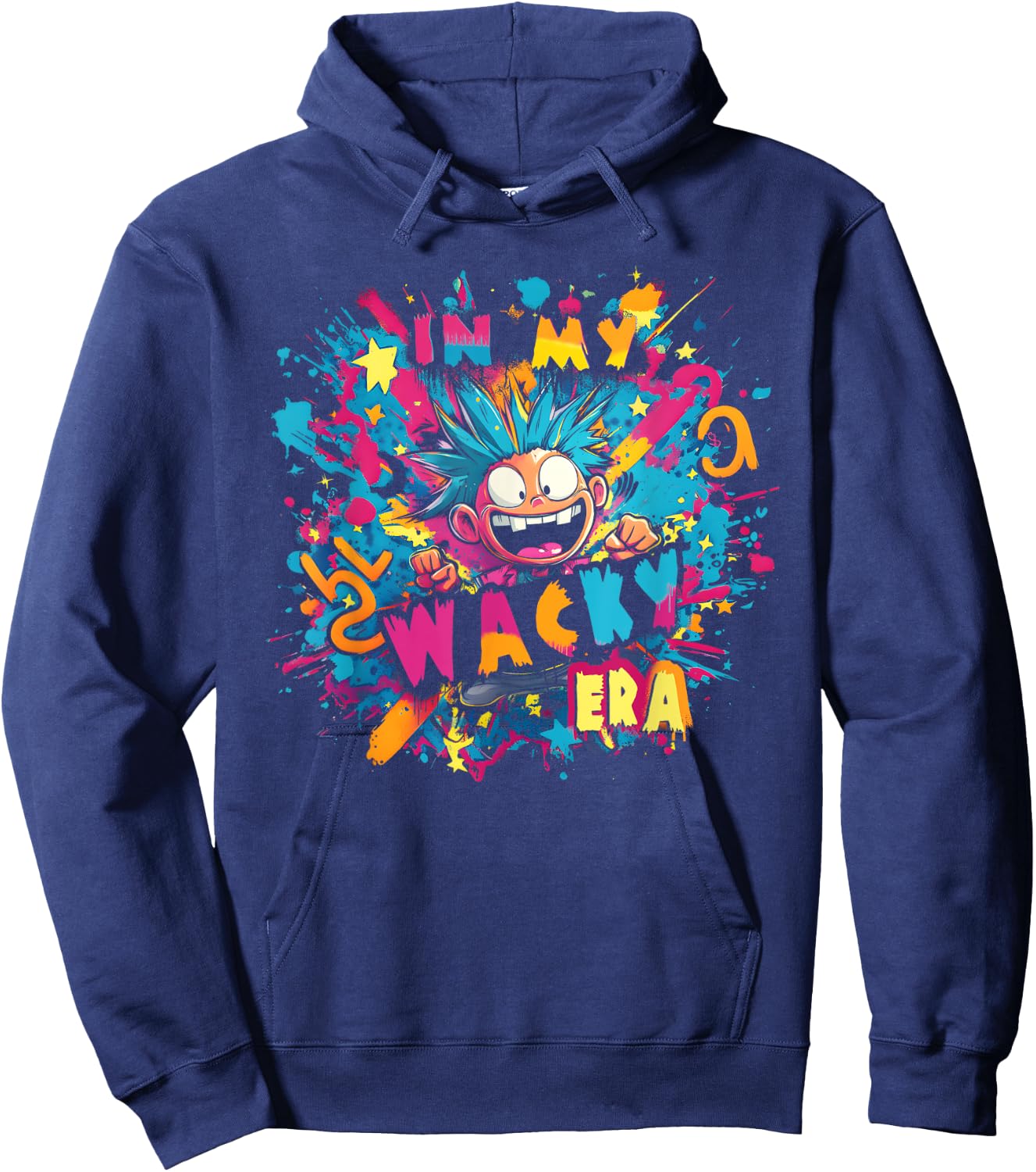 Wacky Outfit | In My Wacky Era , Women and Kids Hoodie - Hoodie | Navy