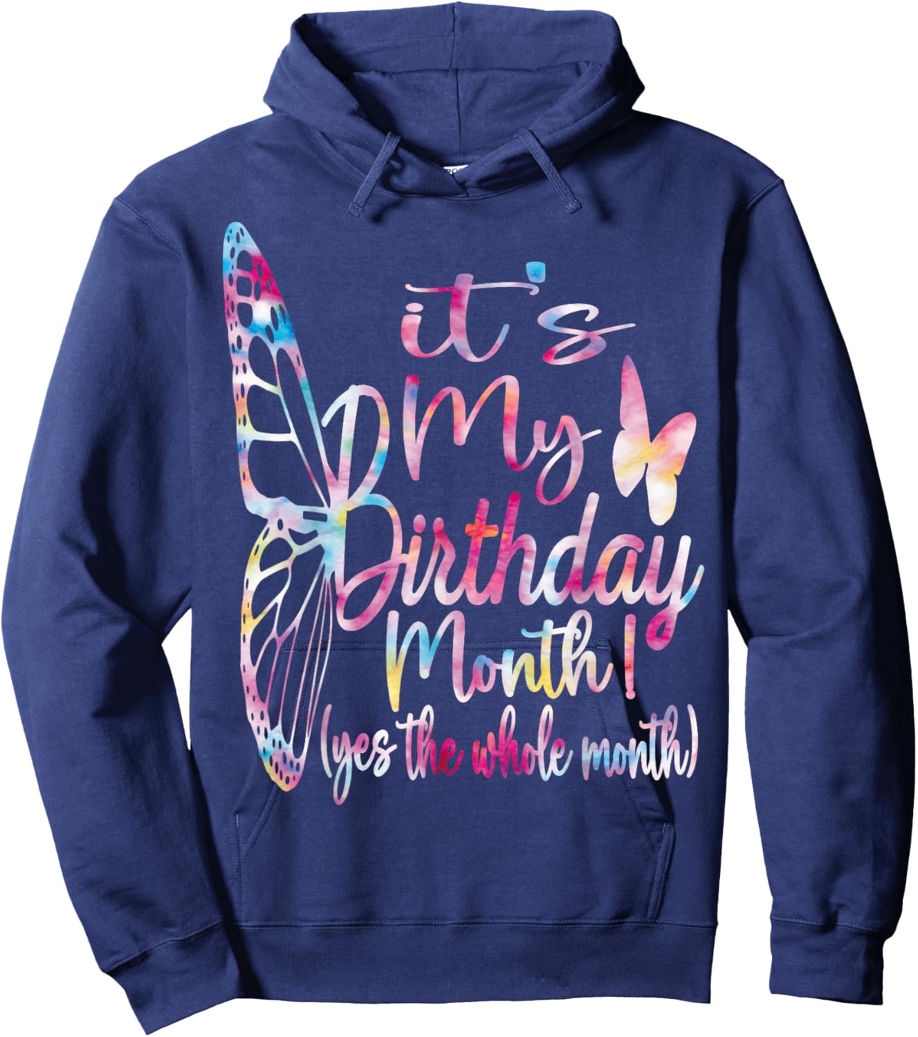 its My Birthday Month, Purple Birthday Shirts Hoodie - Hoodie | Navy