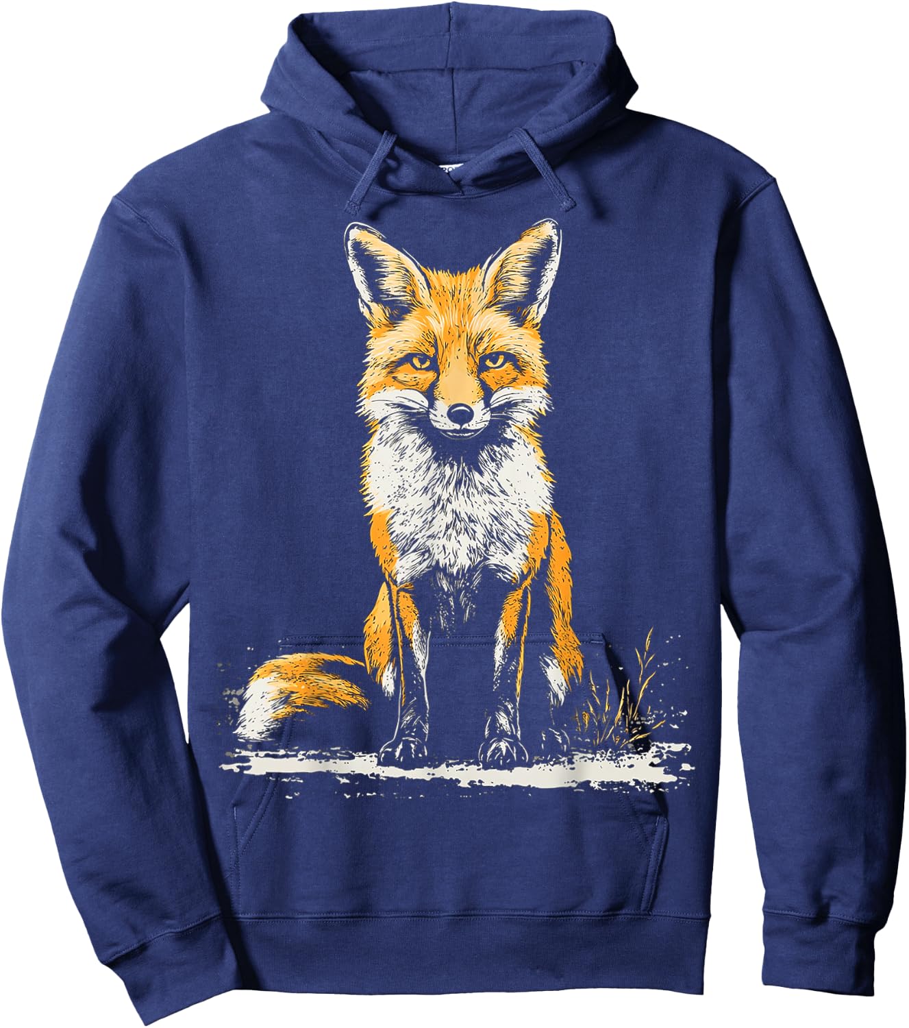 Kit Fox Animal Graphic Artwork Kit renard Hoodie - Hoodie | Navy