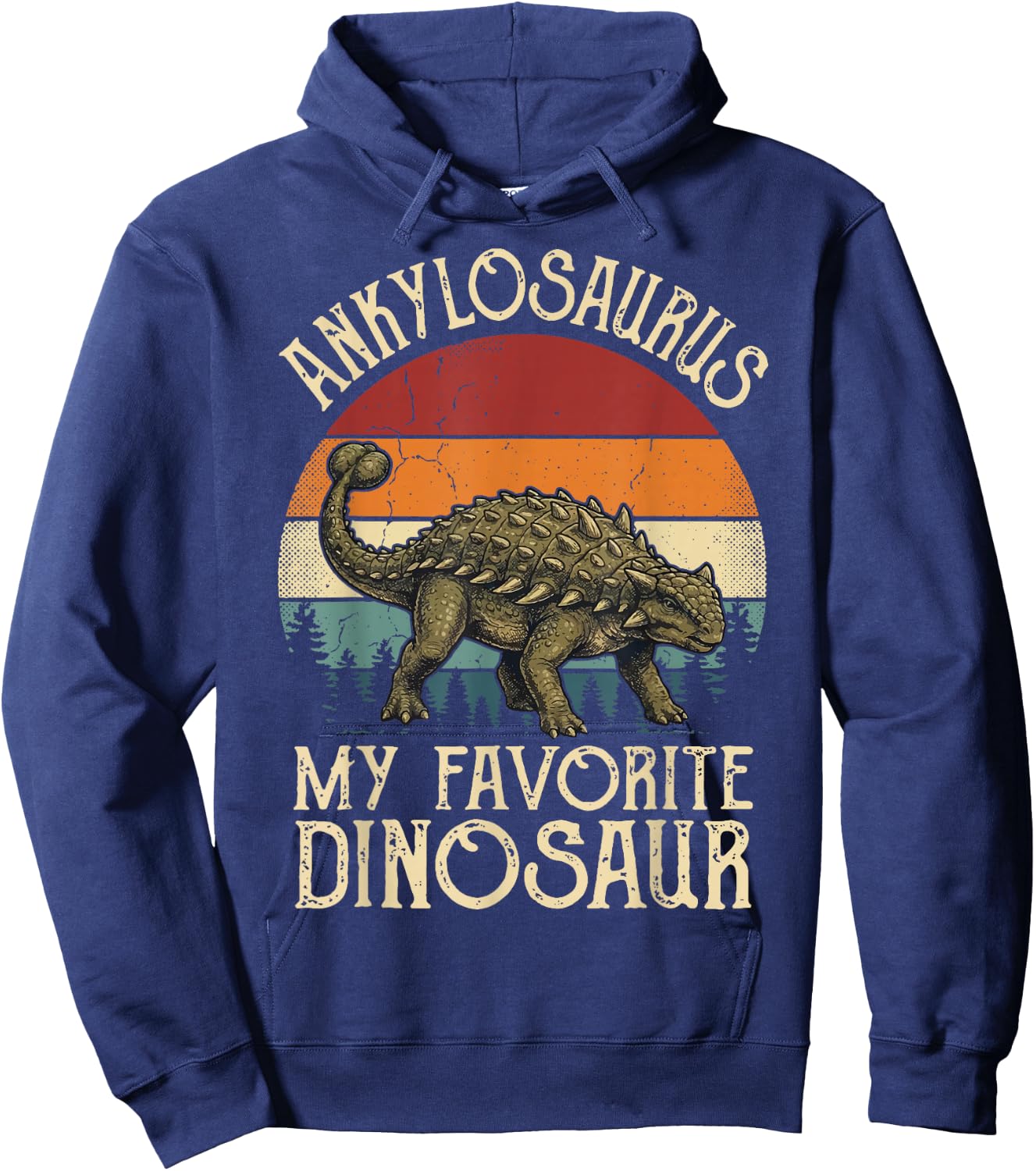 Ankylosaurus My Favorite Dinosaur Hoodie - Hoodie | Navy