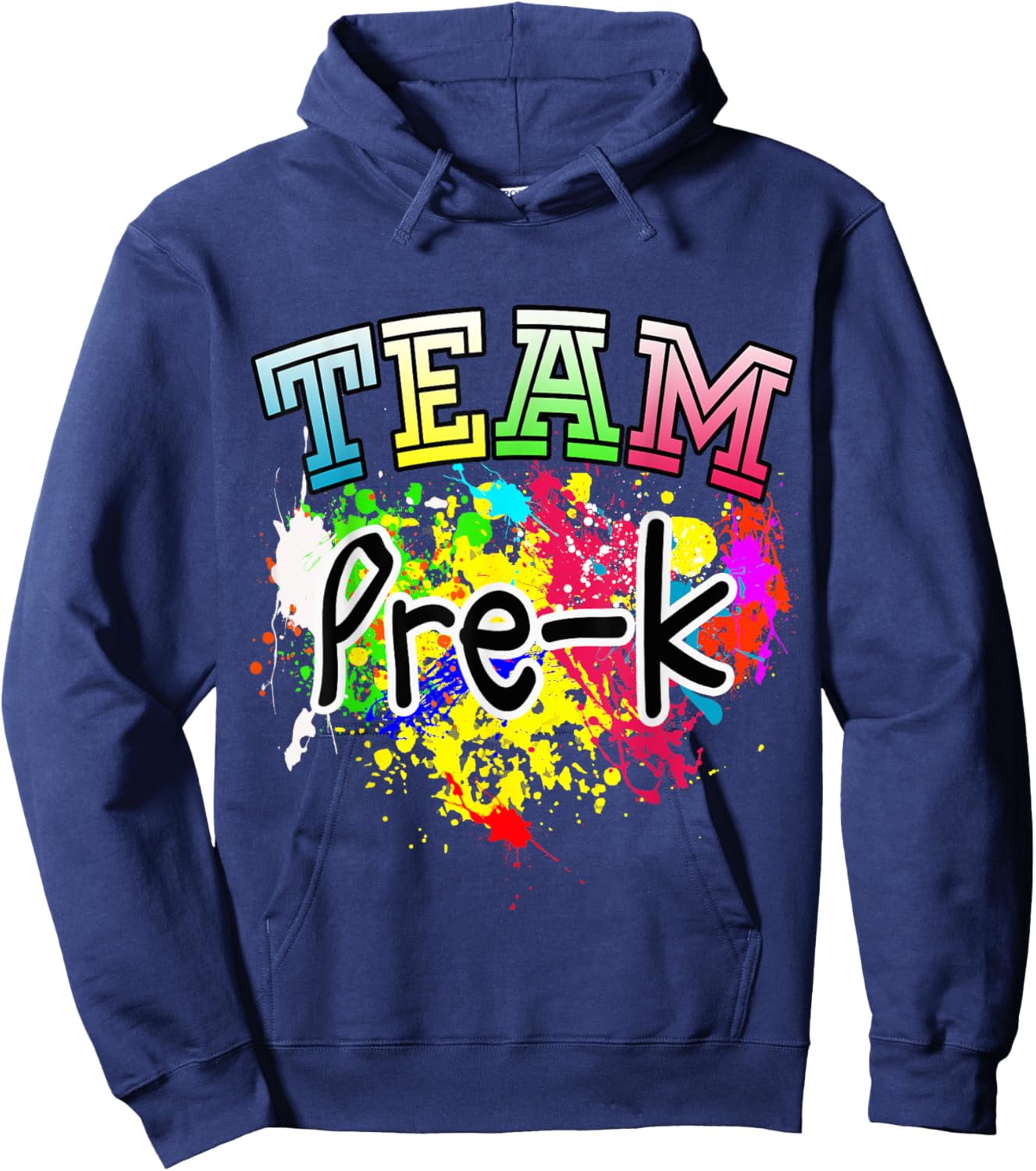 Team Pre-k Kindergarten T Shirt Hoodie - Hoodie | Navy
