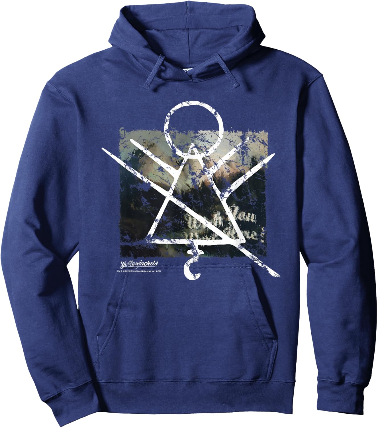 Yellowjackets Rune Symbol Wish You Were Here Hoodie - Hoodie | Navy