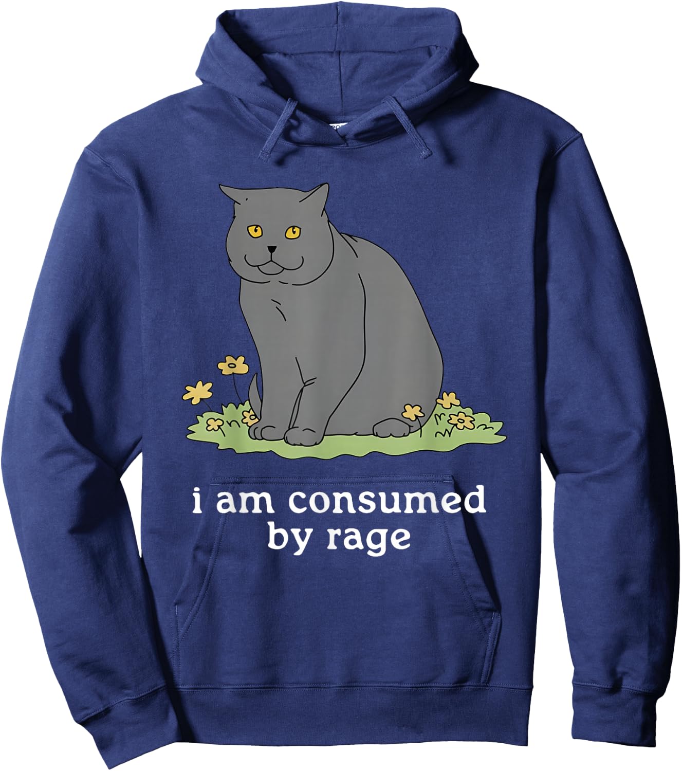 Consumed By Rage I Am Consumed by Rage Hoodie - Hoodie | Navy