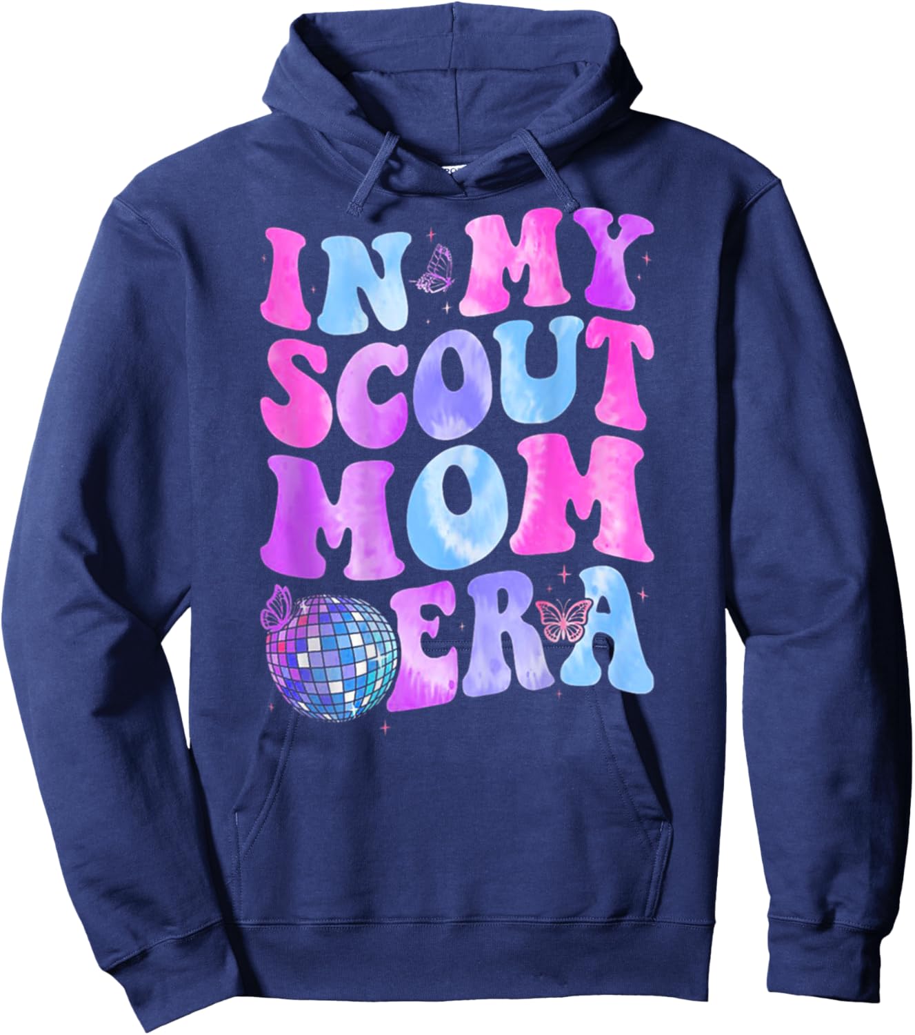In My Scout Mom Era Mother's Day (on back) Hoodie - Hoodie | Navy